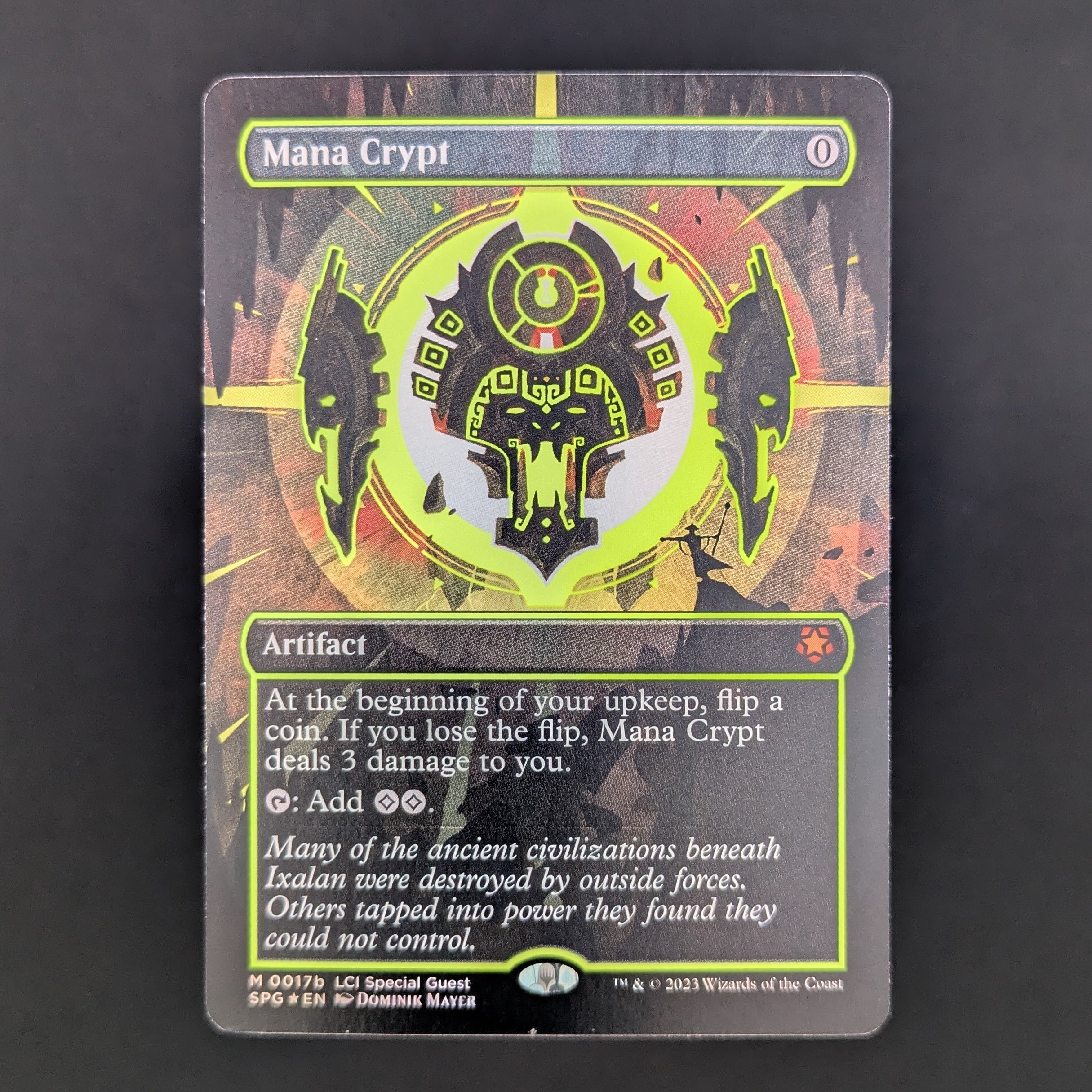 [FOIL] Mana Crypt (0017b) (Borderless) - Special Guests - English - NM