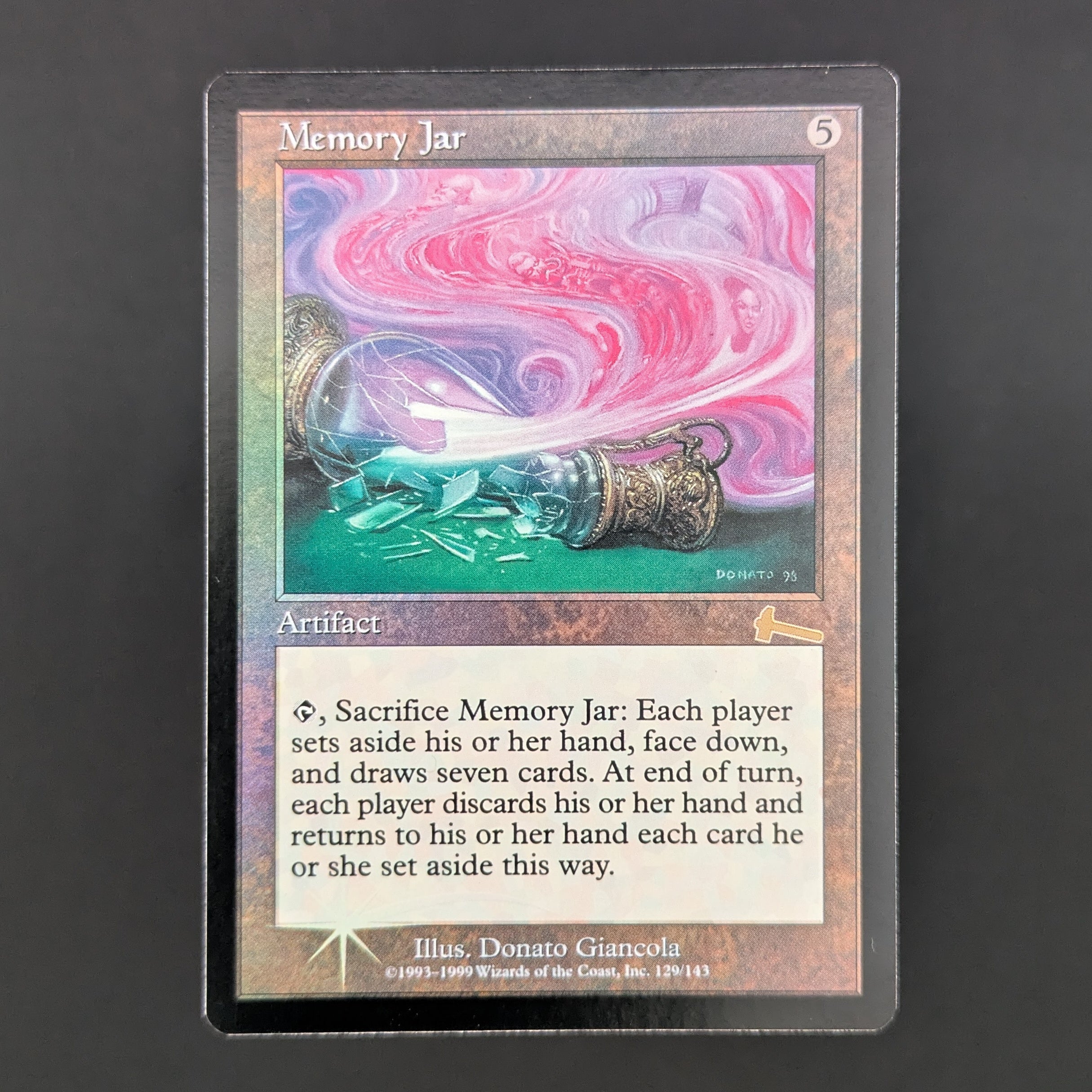 [FOIL] Memory Jar - Urza's Legacy - English - EX