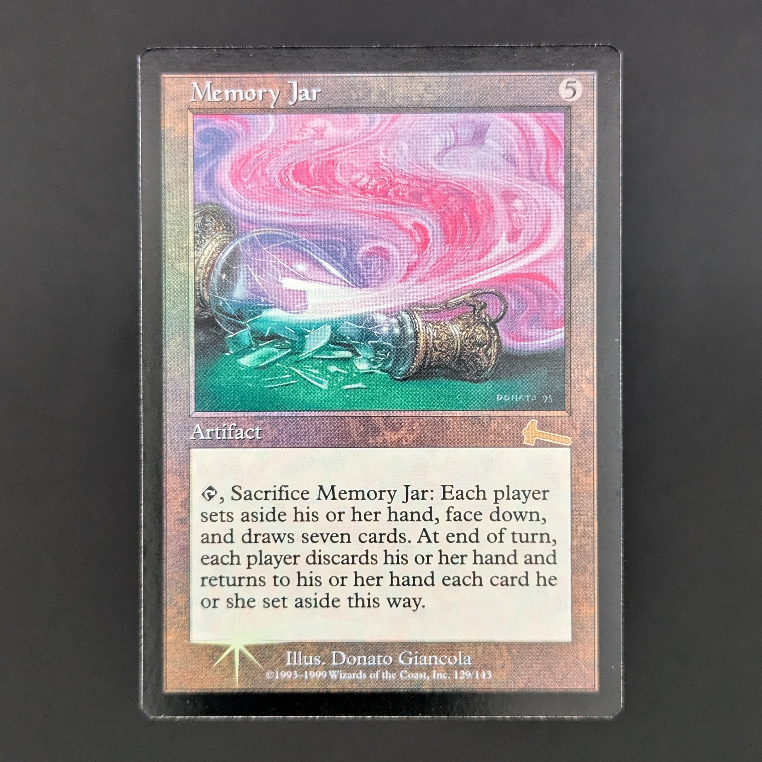 [FOIL] Memory Jar - Urza's Legacy - English - GD