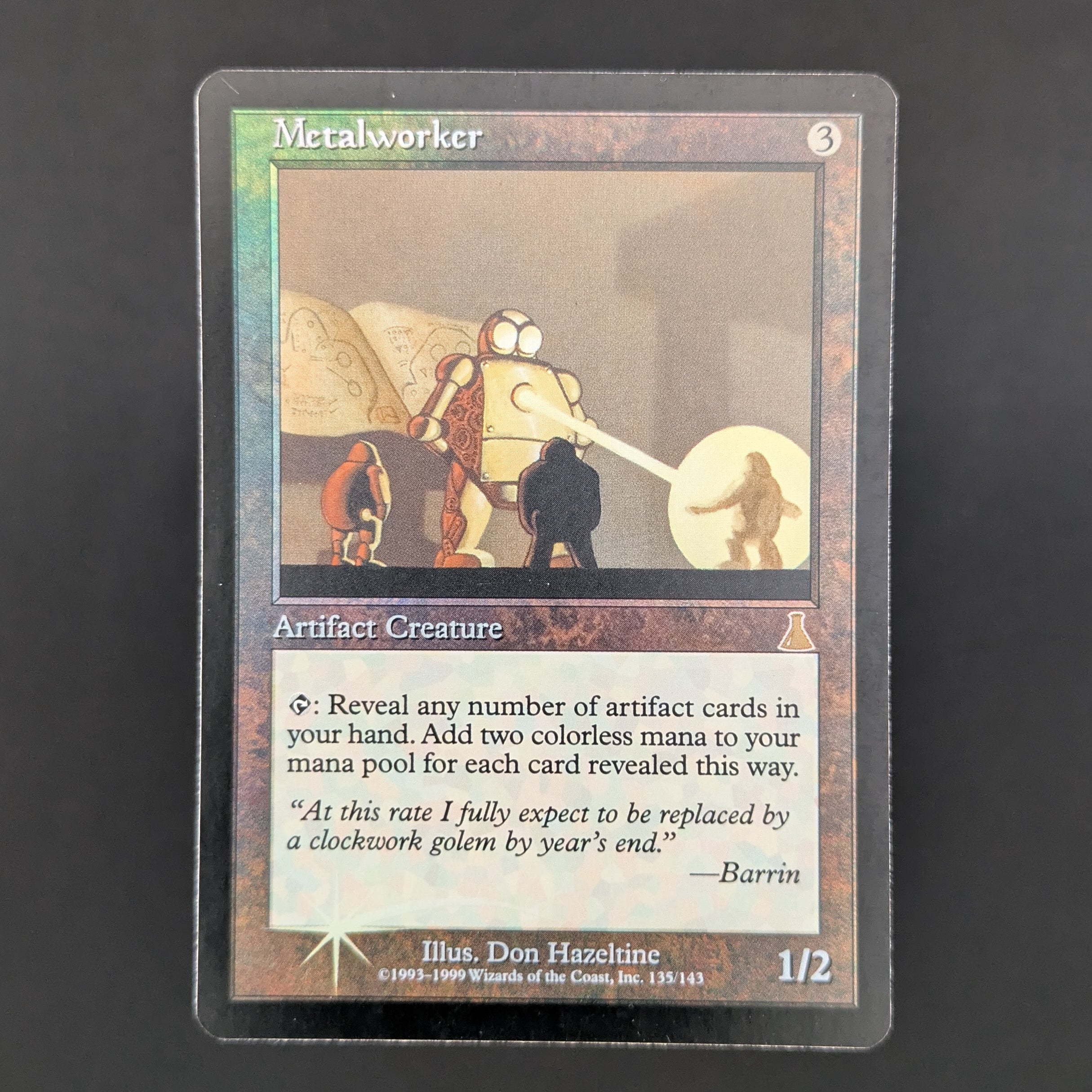 [FOIL] Metalworker - Urza's Destiny - English - GD - PRODUCTION ERROR