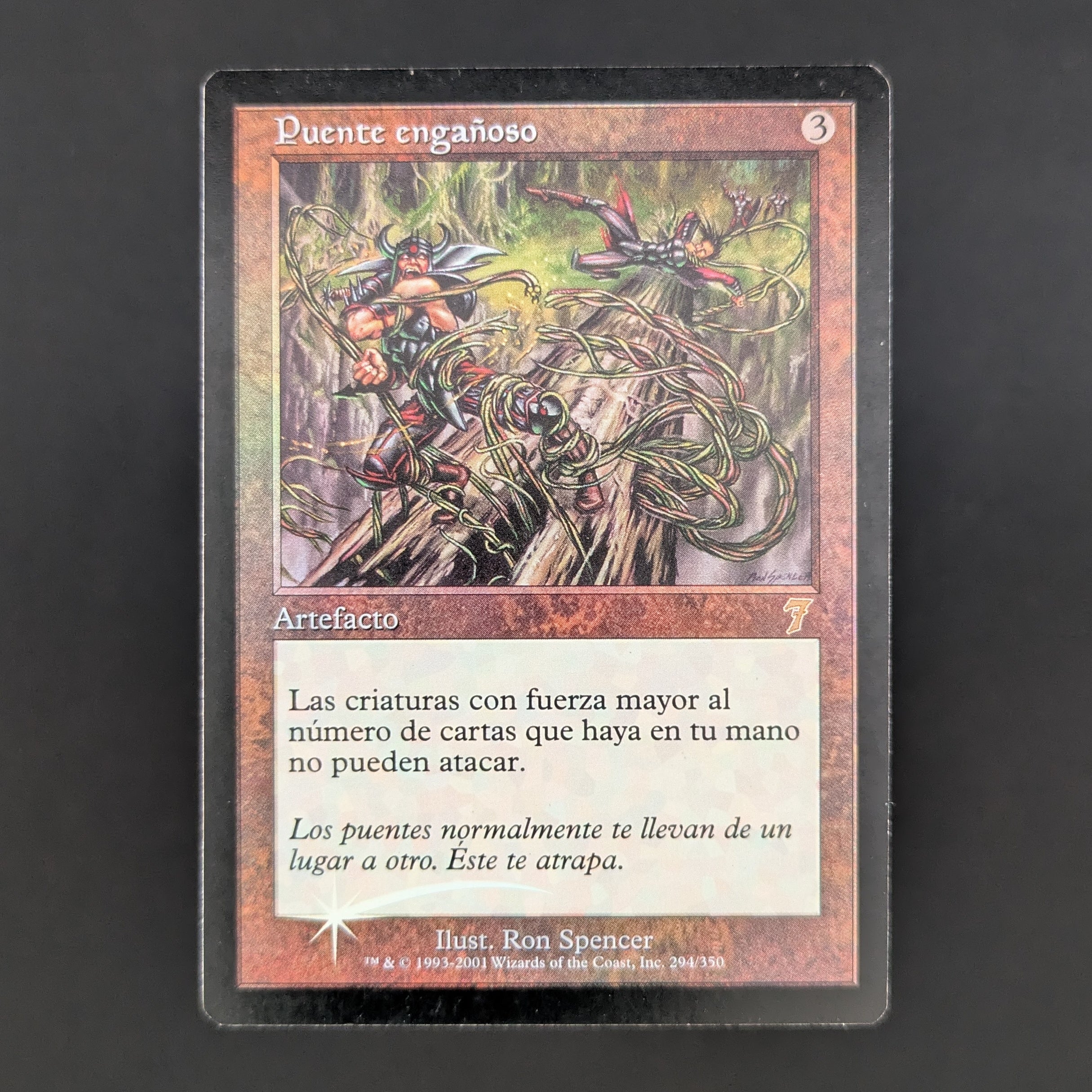 [FOIL] Ensnaring Bridge - Seventh Edition - Spanish - GD