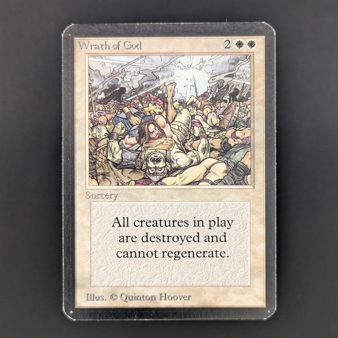mtg wrath cards of God Final Fantasy MTG Collector Middle Earth CCG Destroy all creatures Type:Black