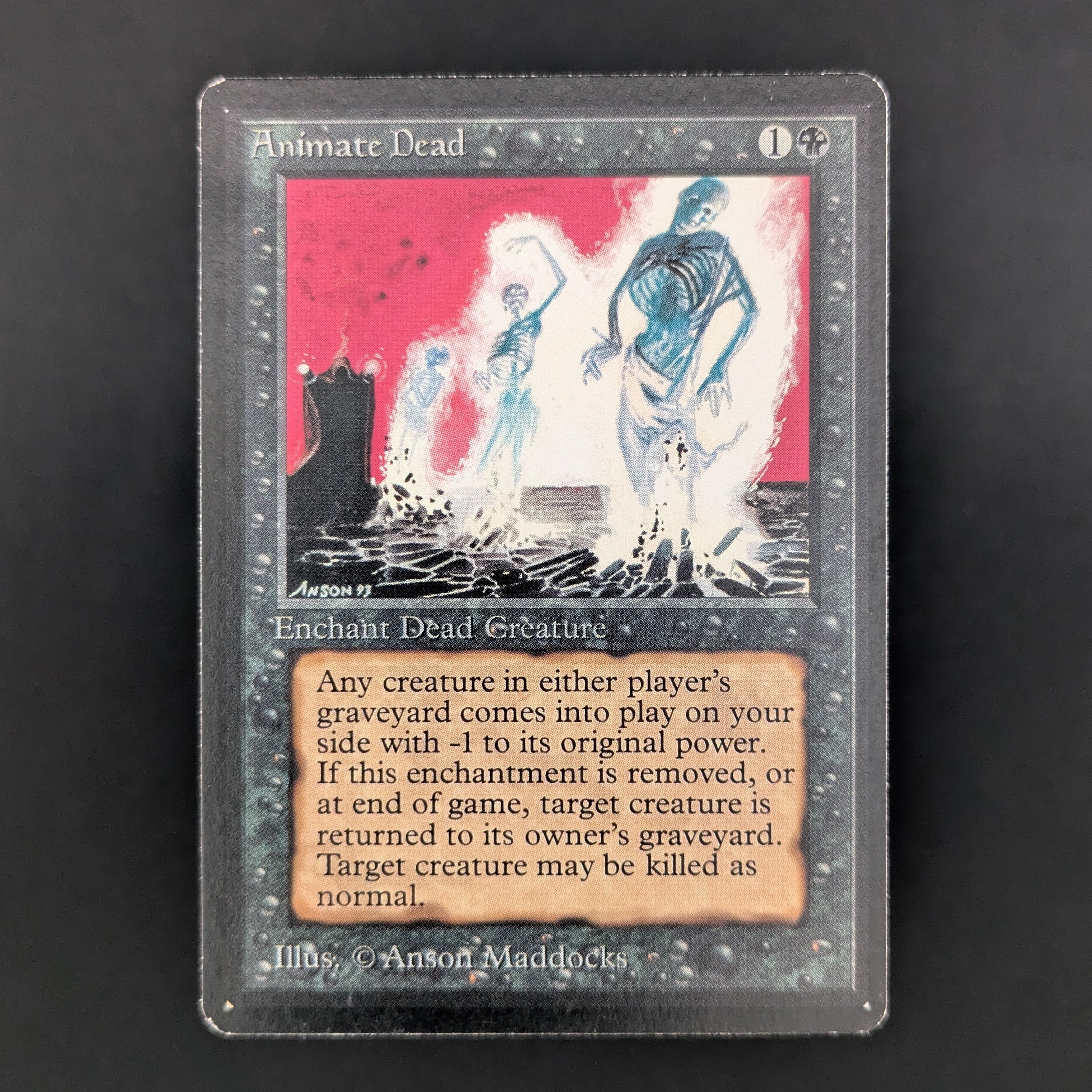 MTG Singles - Animate Dead - Beta - EX - 34849