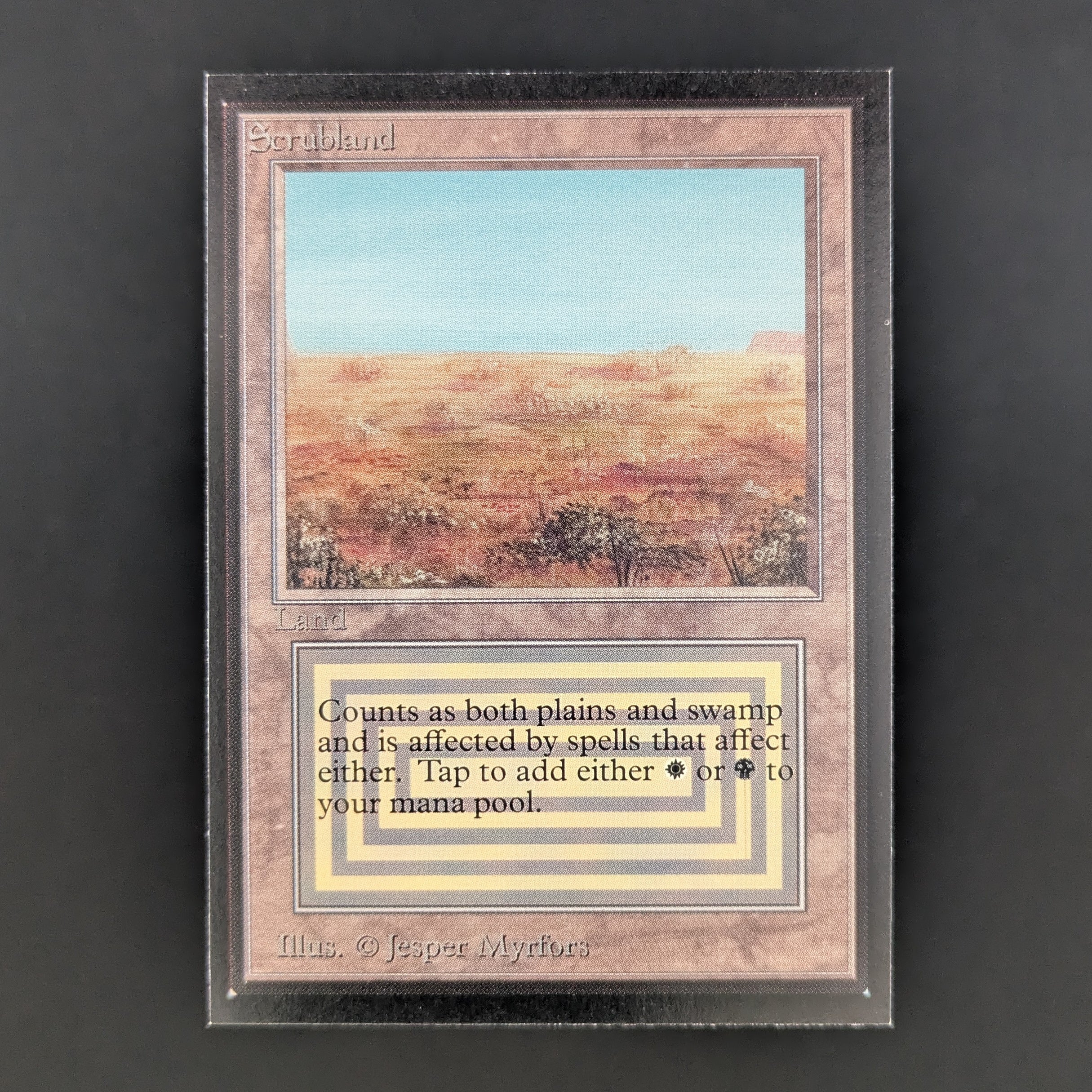 MTG Singles - Scrubland - International Edition - EX - 34933