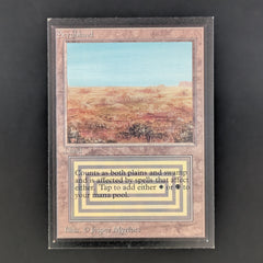MTG Scrubland フランス語版 リヴァイズド 3ED 1994年 MTG Scrubland
