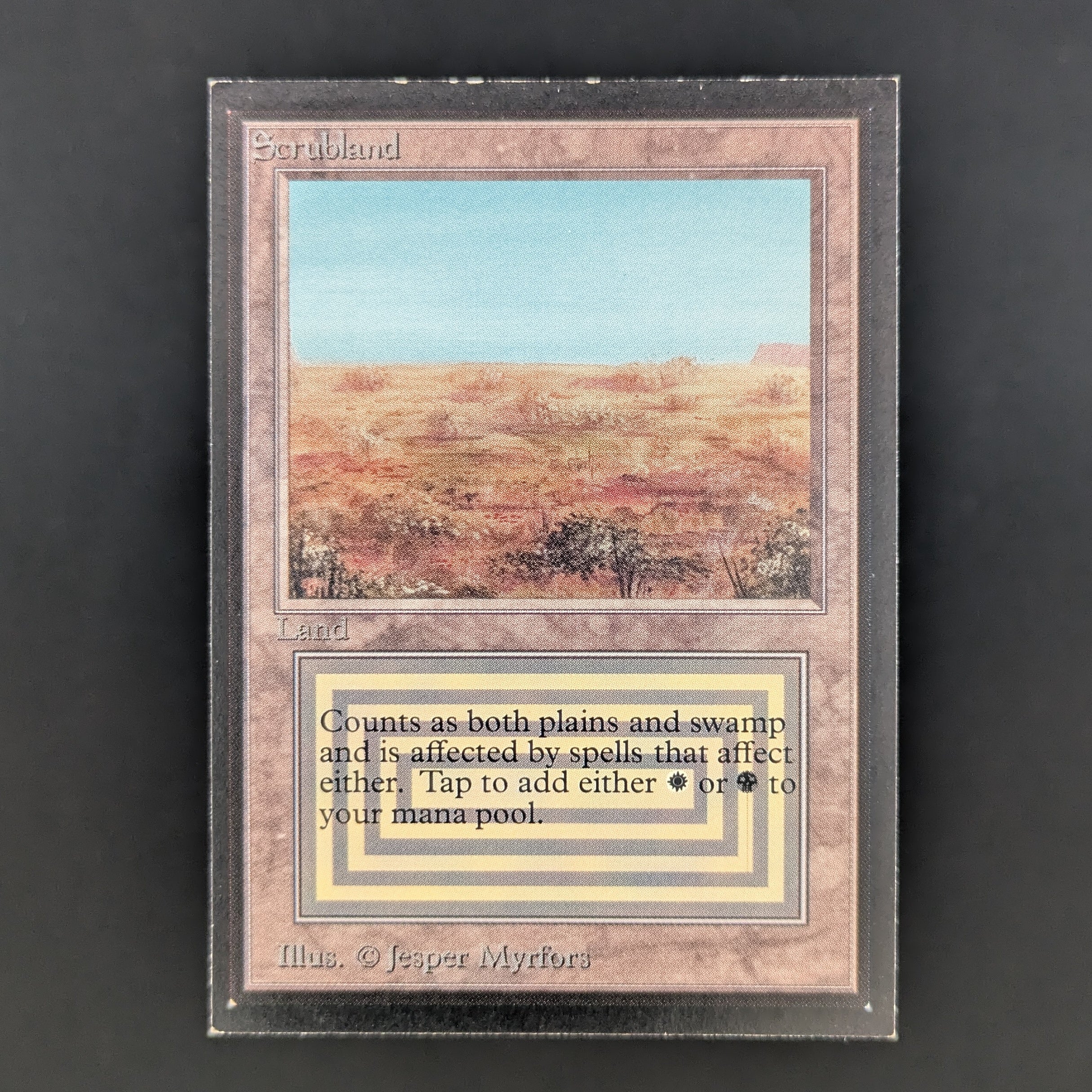 MTG Singles - Scrubland - Collectors' Edition - LP - 34952