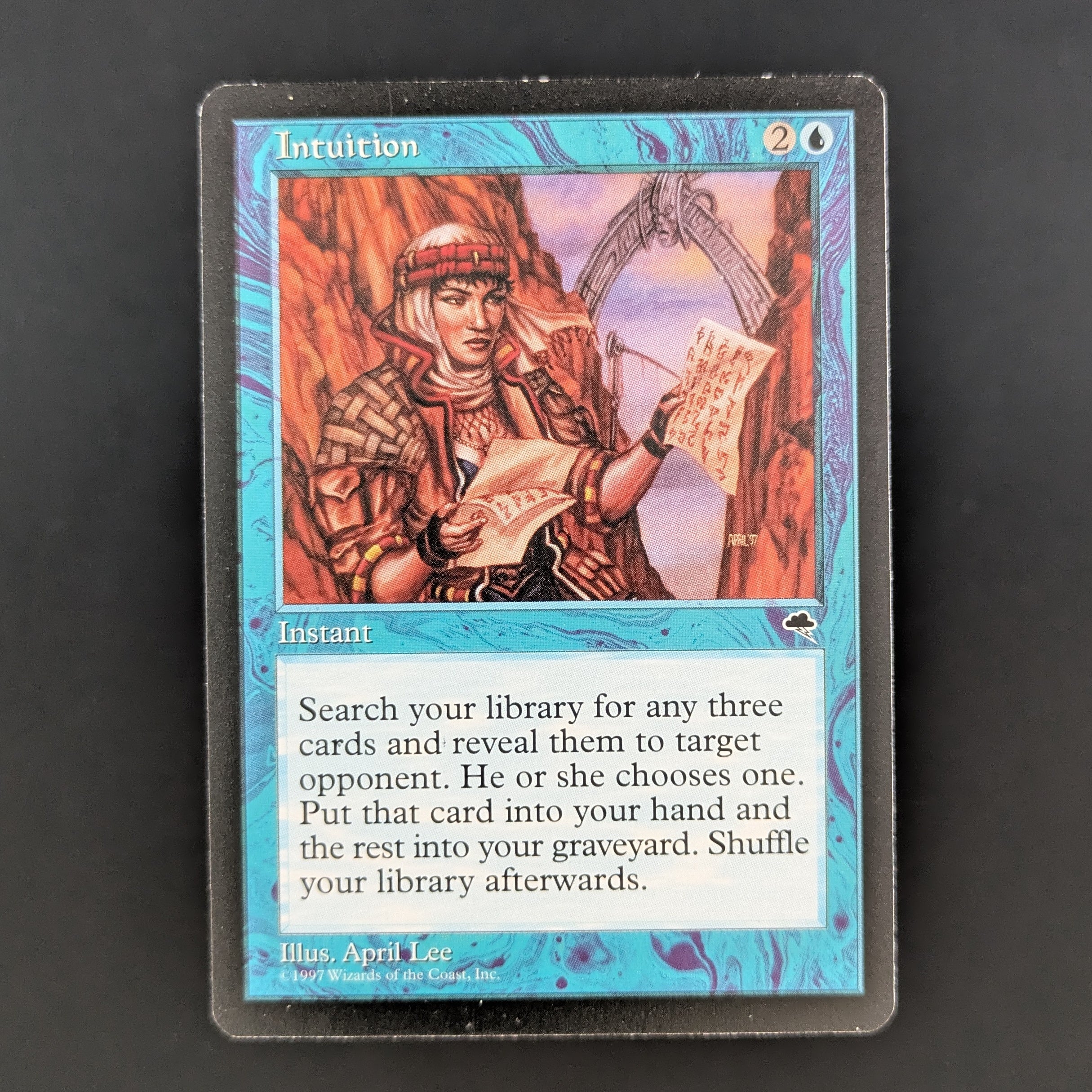MTG Singles - Intuition - Tempest - English - GD - BINDER DING - 34969