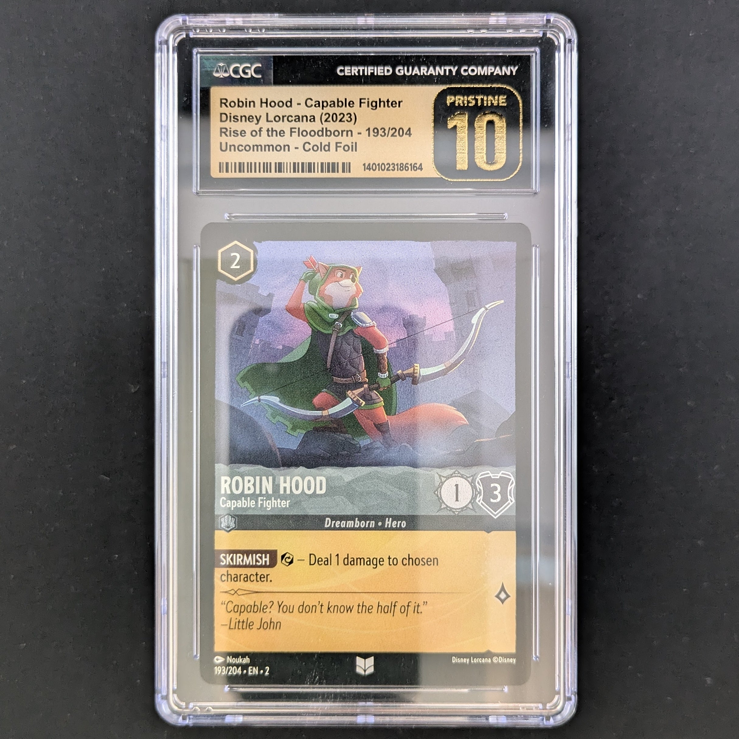 Robin Hood - Capable Fighter - Rise of the Floodborn - CGC 10 - Foil