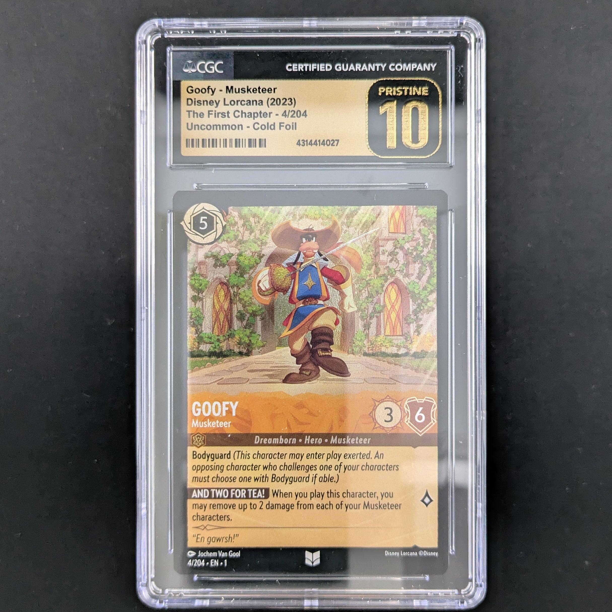 Goofy - Musketeer - The First Chapter - CGC 10 - Foil