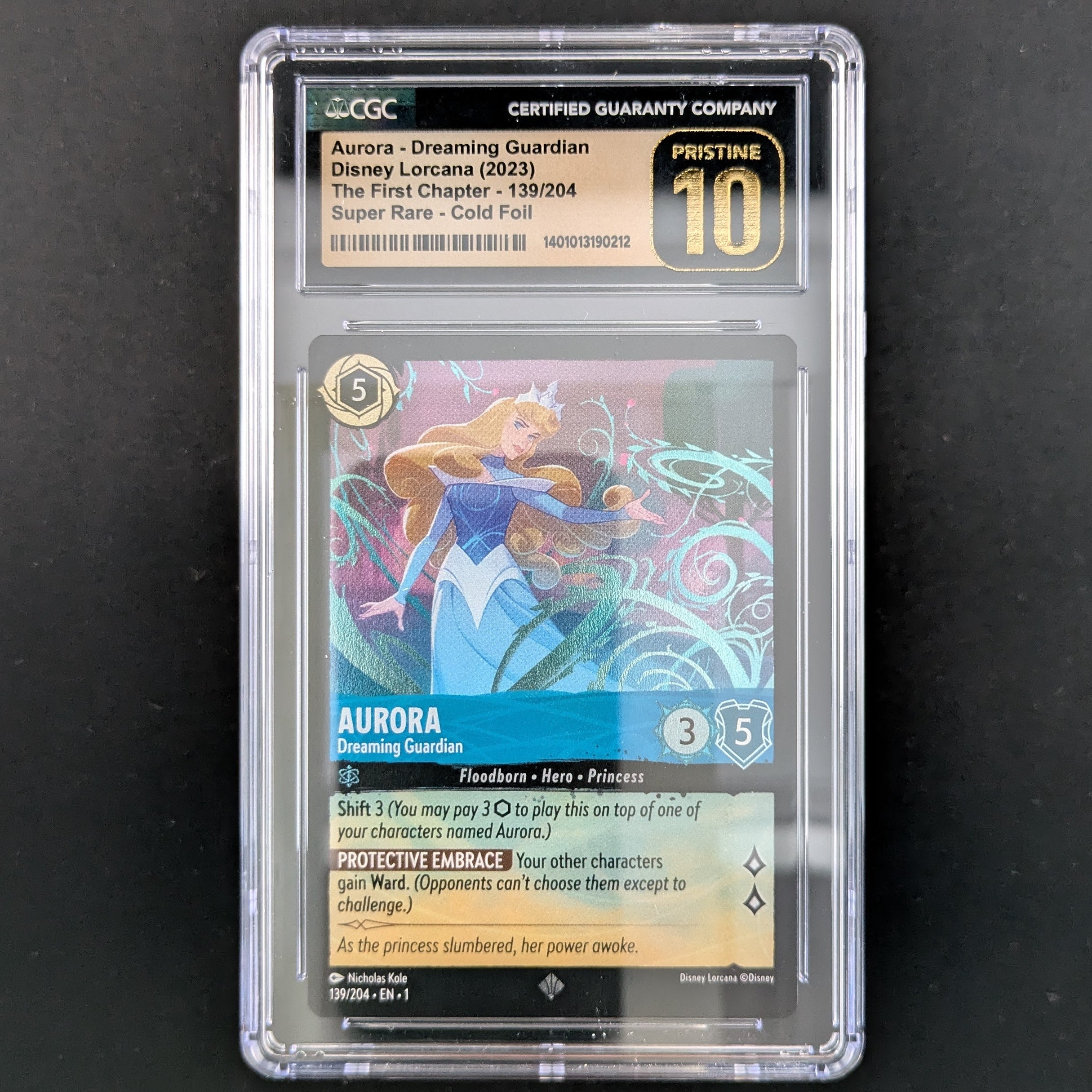 Aurora - Dreaming Guardian (V.1) - The First Chapter - CGC 10 - Foil