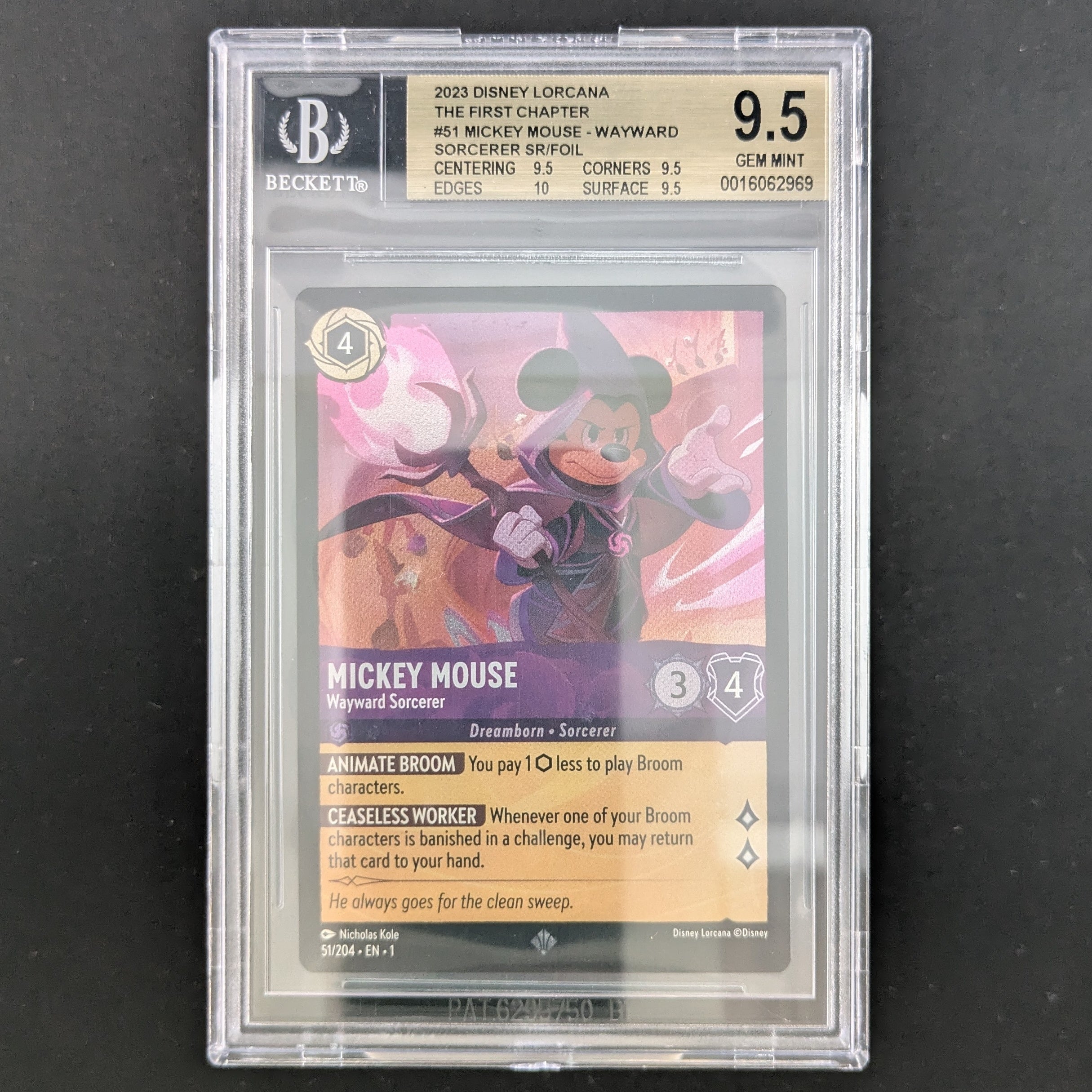 Mickey Mouse - Wayward Sorcerer (V.1) - The First Chapter - BGS 9.5 - Foil