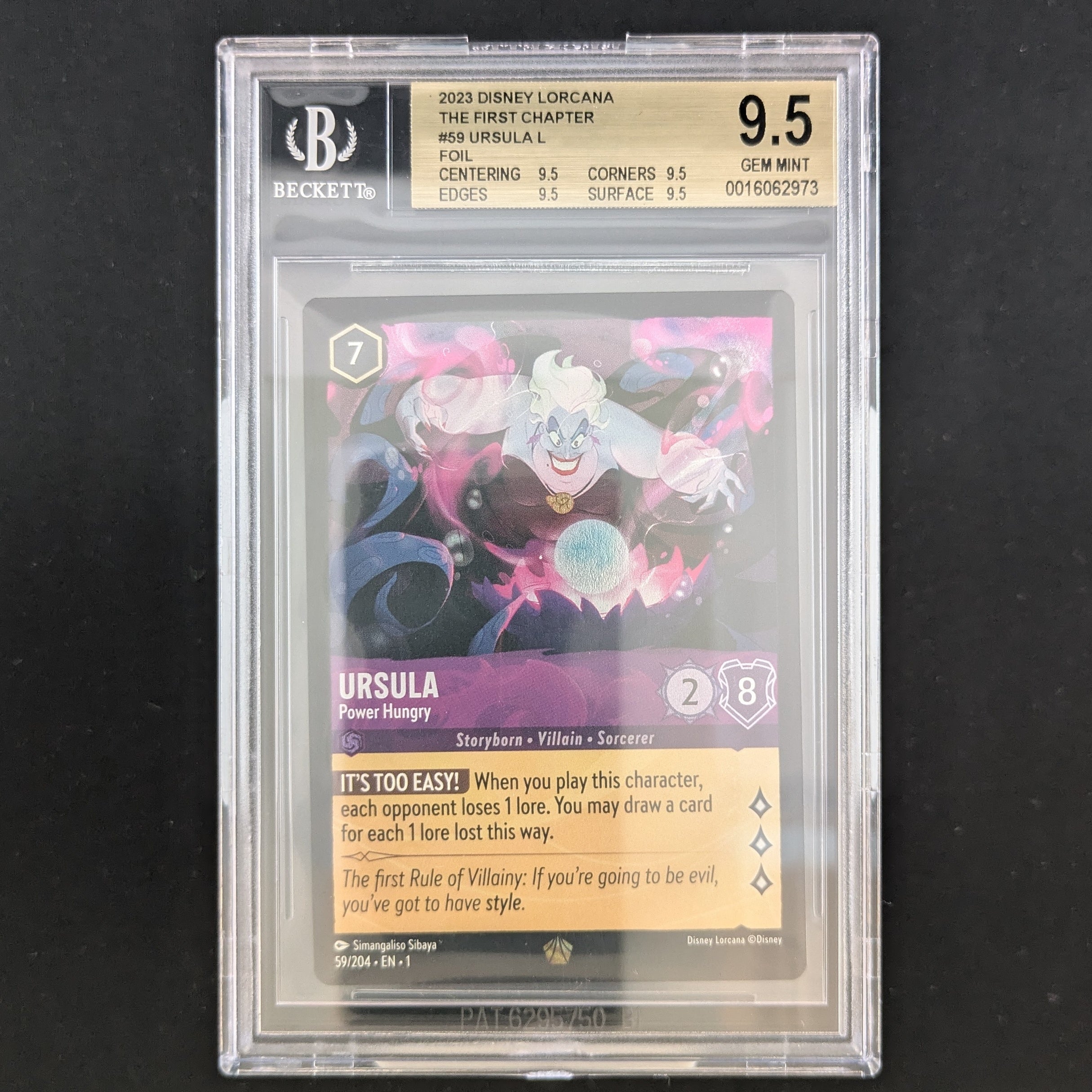Ursula - Power Hungry - The First Chapter - BGS 9.5 - Foil