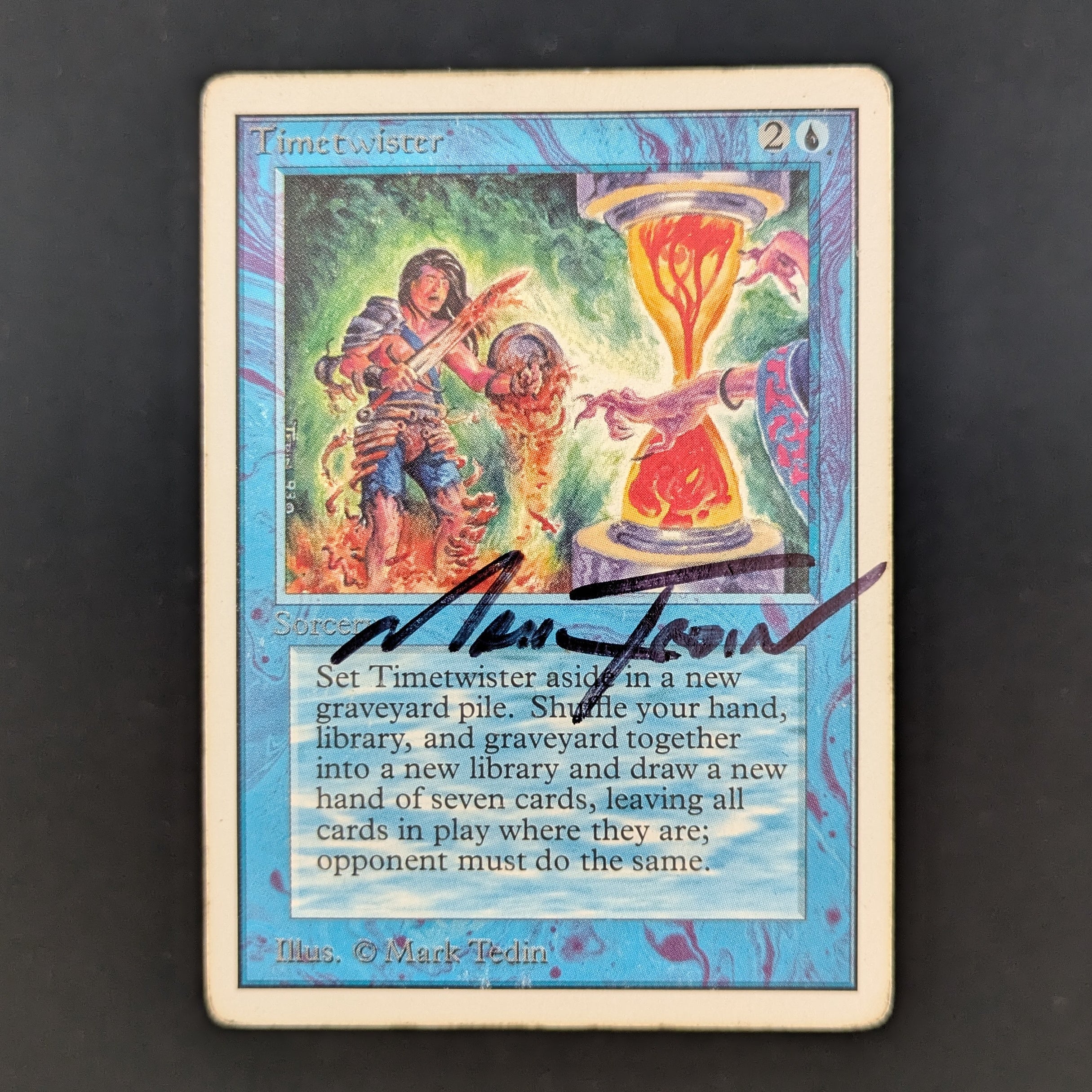 MTG Singles - Timetwister - Unlimited - PL - SIGNED - 35101