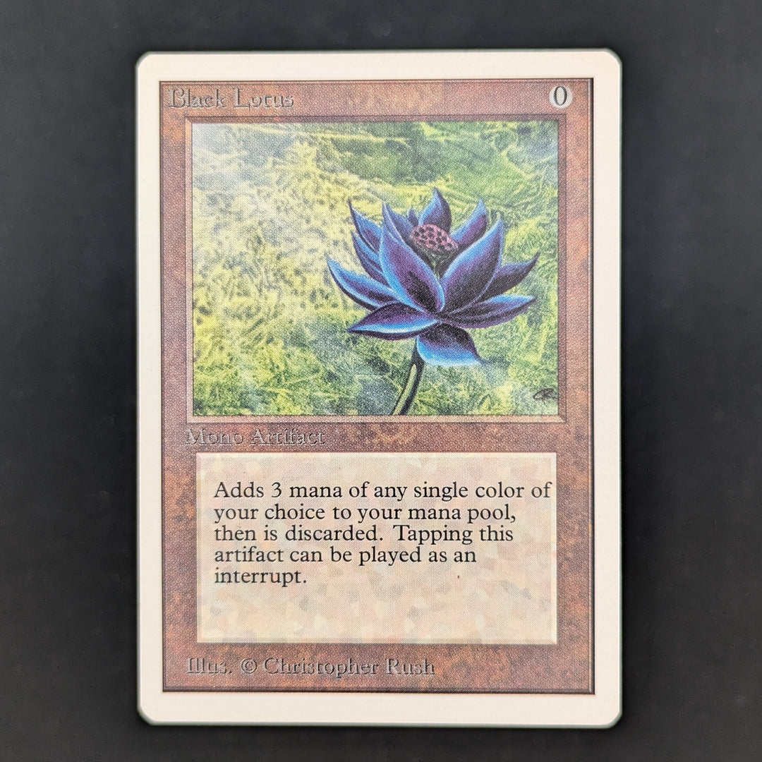 how many black lotus mtg cards are there EN-9 Today we crack the Style:Waxen Shapethief Foil w/ Sketch