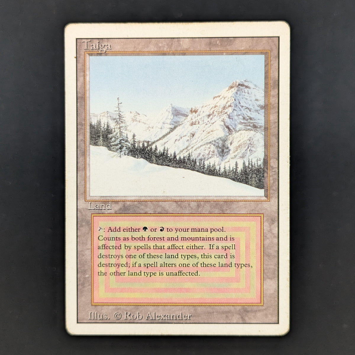 taiga mtg card - Revised - PL Quantité:Case template-pg-v1 The Gathering (MTG) card Los tres ratones ciegos