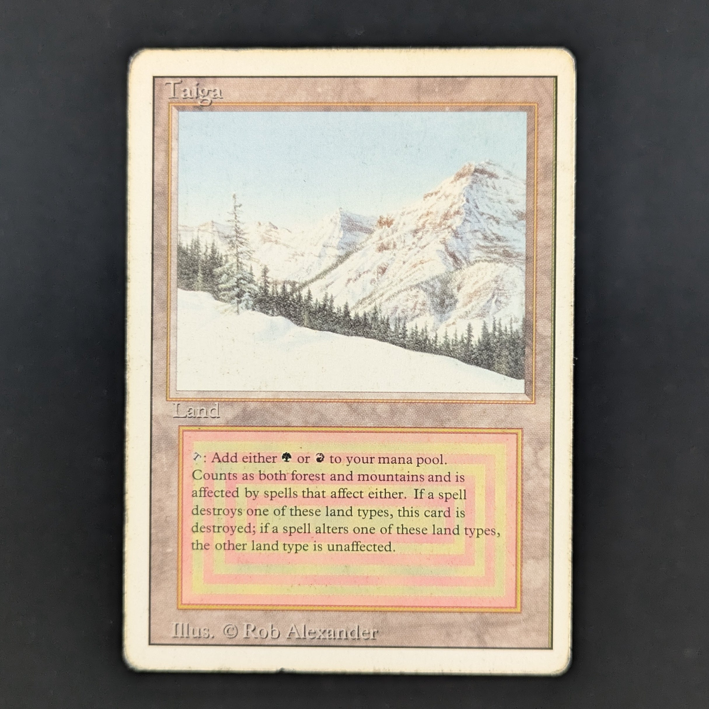 MTG Singles - Taiga - Revised - PO - INKED - 35167