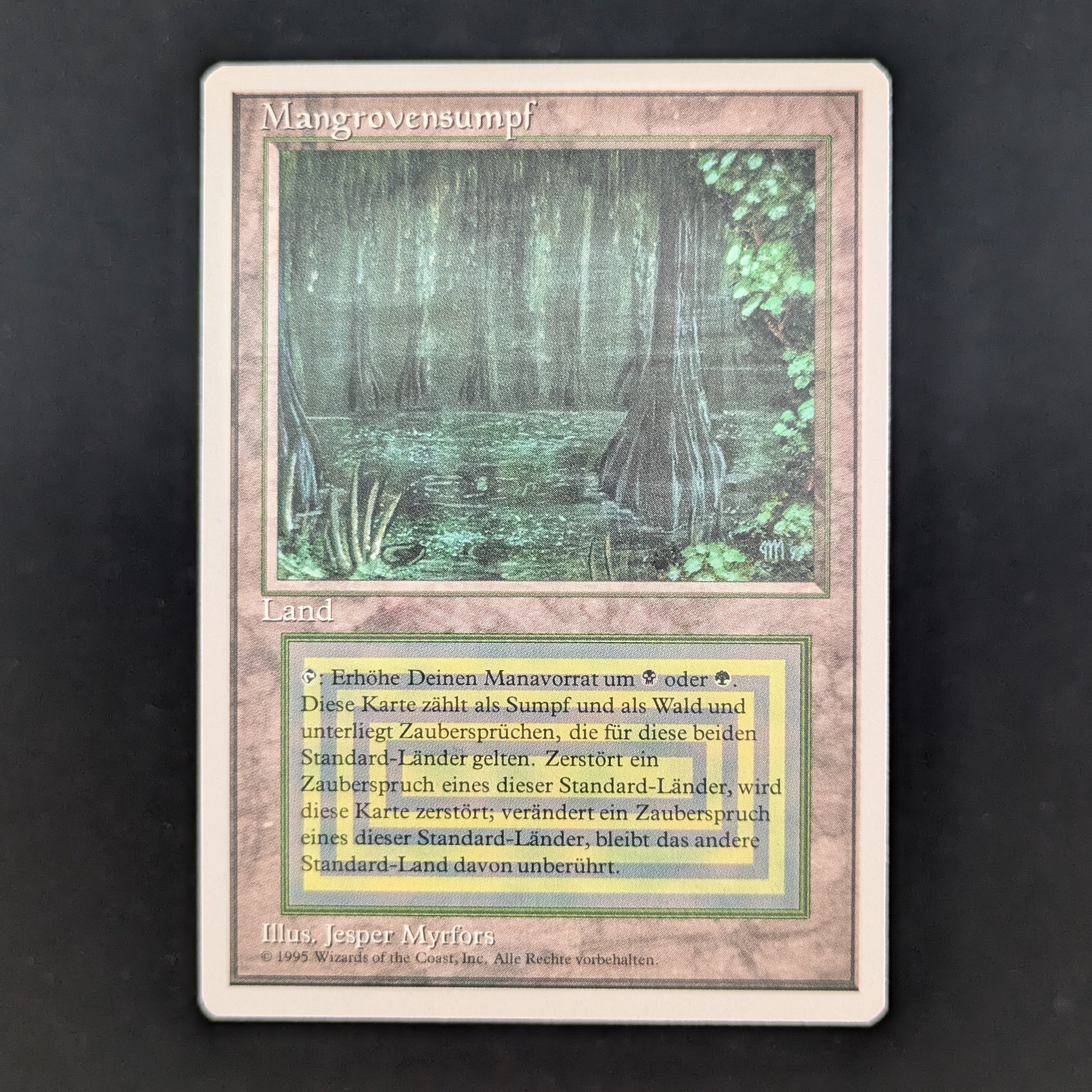 MTG Singles - Bayou - Foreign White Bordered - German - NM - 35207