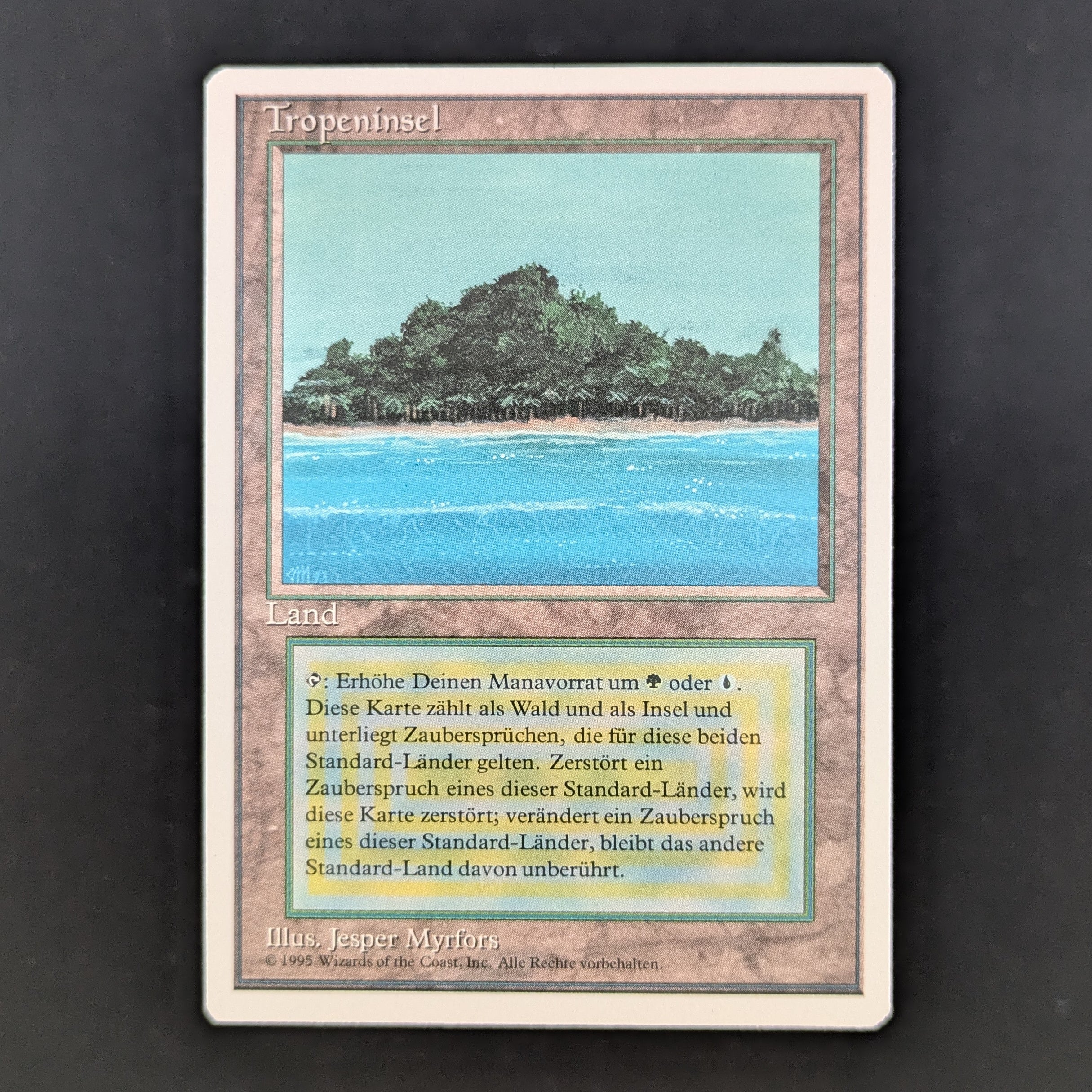 MTG Singles - Tropical Island - Foreign White Bordered - German - NM - 35212