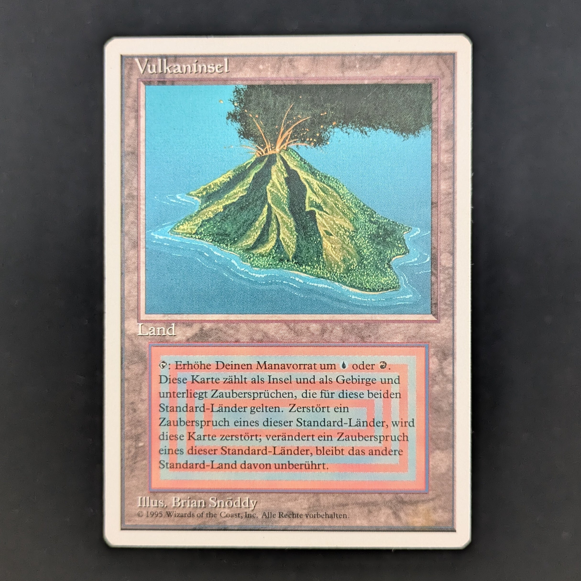 MTG Singles - Volcanic Island - Foreign White Bordered - German - EX - 35216