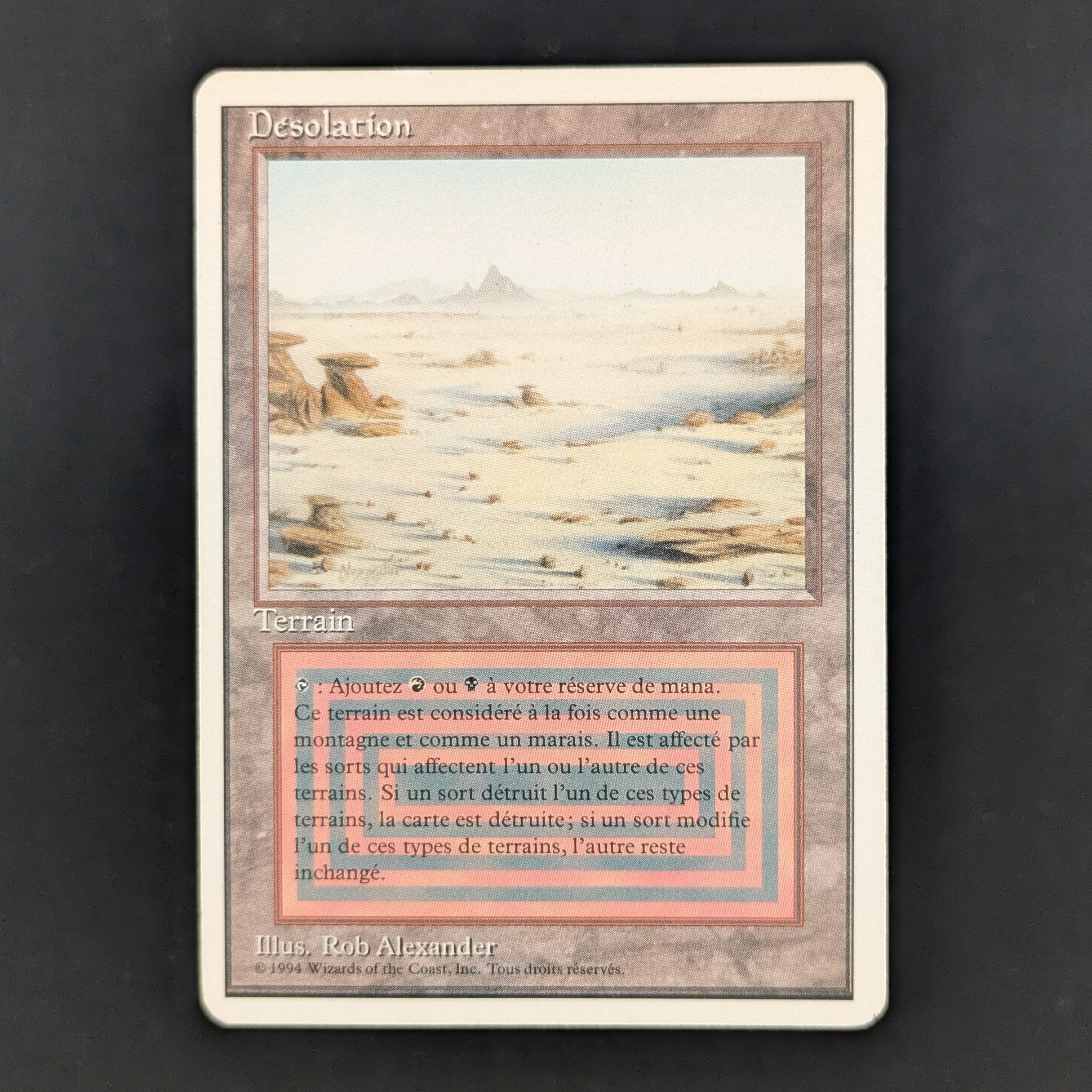MTG Singles - Badlands - Foreign White Bordered - French - LP - 35217