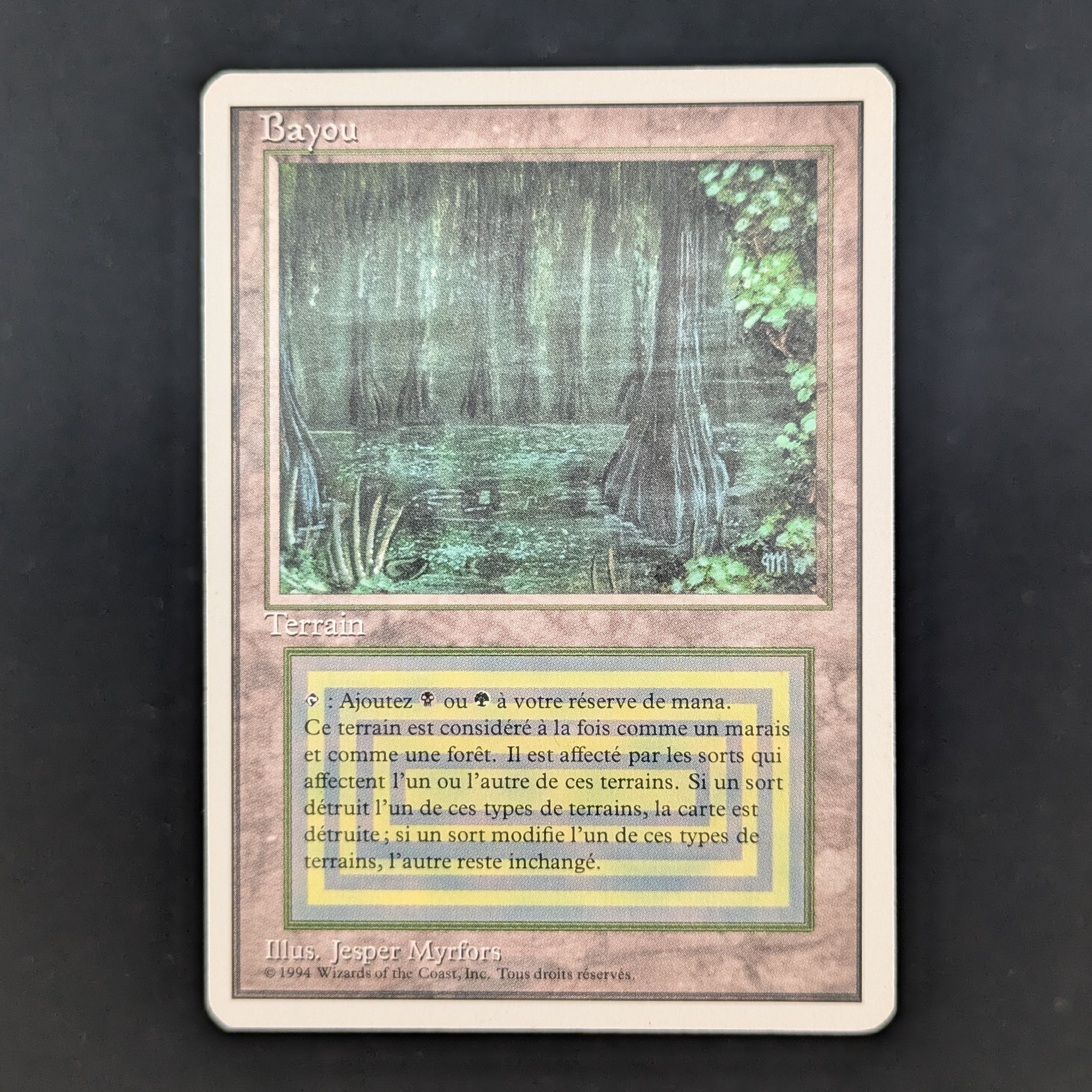 MTG Singles - Bayou - Foreign White Bordered - French - EX - 35220