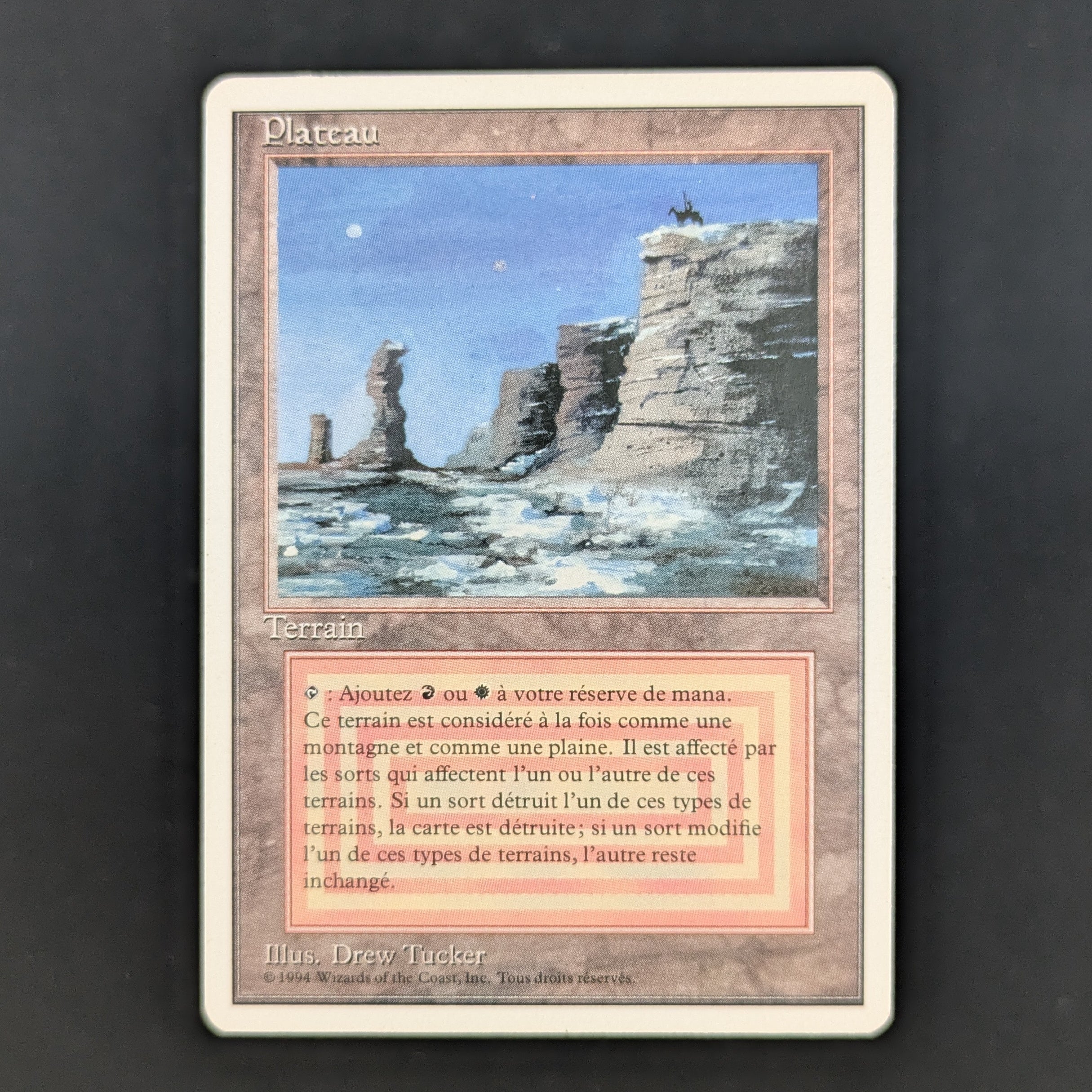 MTG Singles - Plateau - Foreign White Bordered - French - EX - 35224