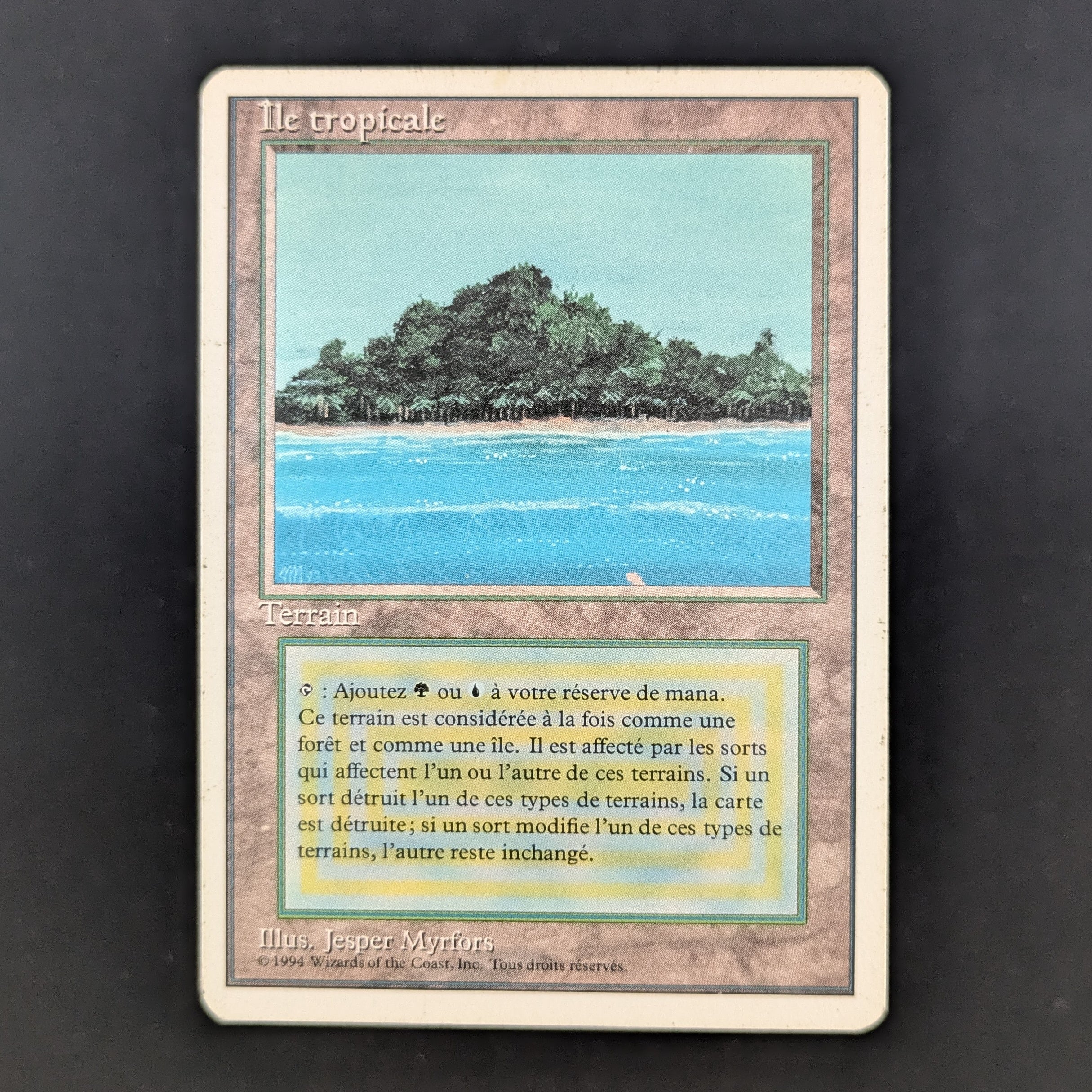 MTG Singles - Tropical Island - Foreign White Bordered - French - GD - 35242