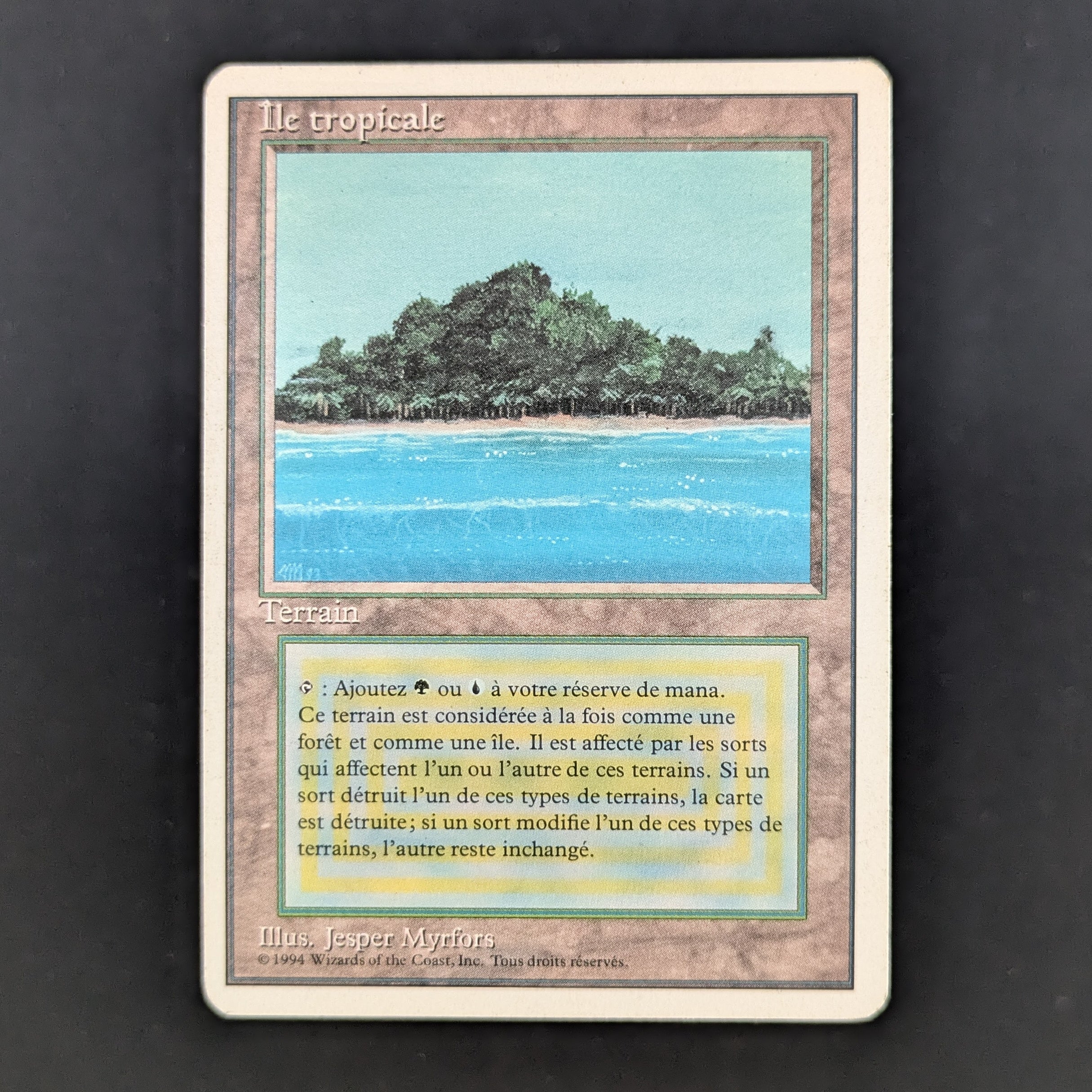 MTG Singles - Tropical Island - Foreign White Bordered - French - PL - 35243