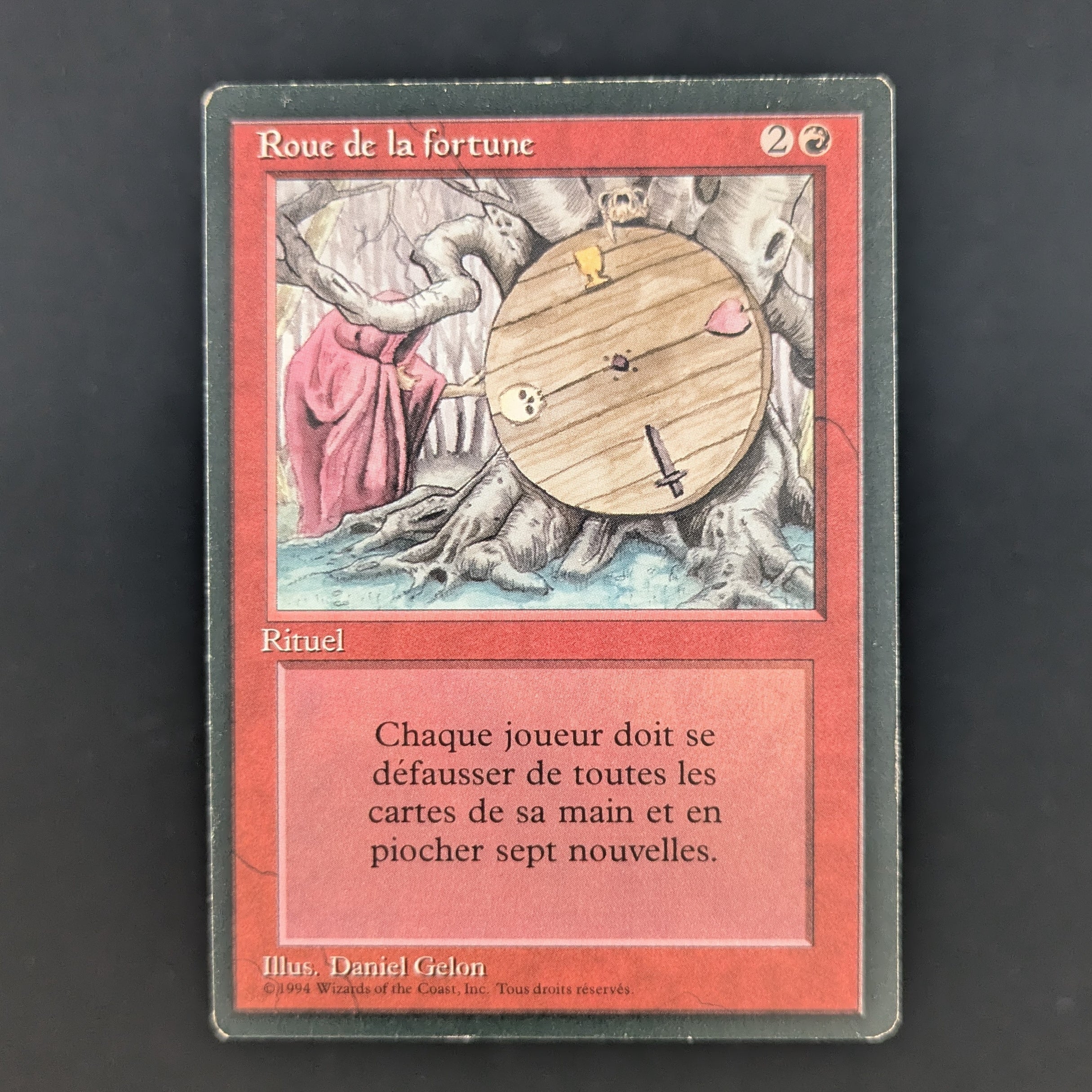 MTG Singles - Wheel of Fortune - Foreign Black Bordered - French - LP - 35261