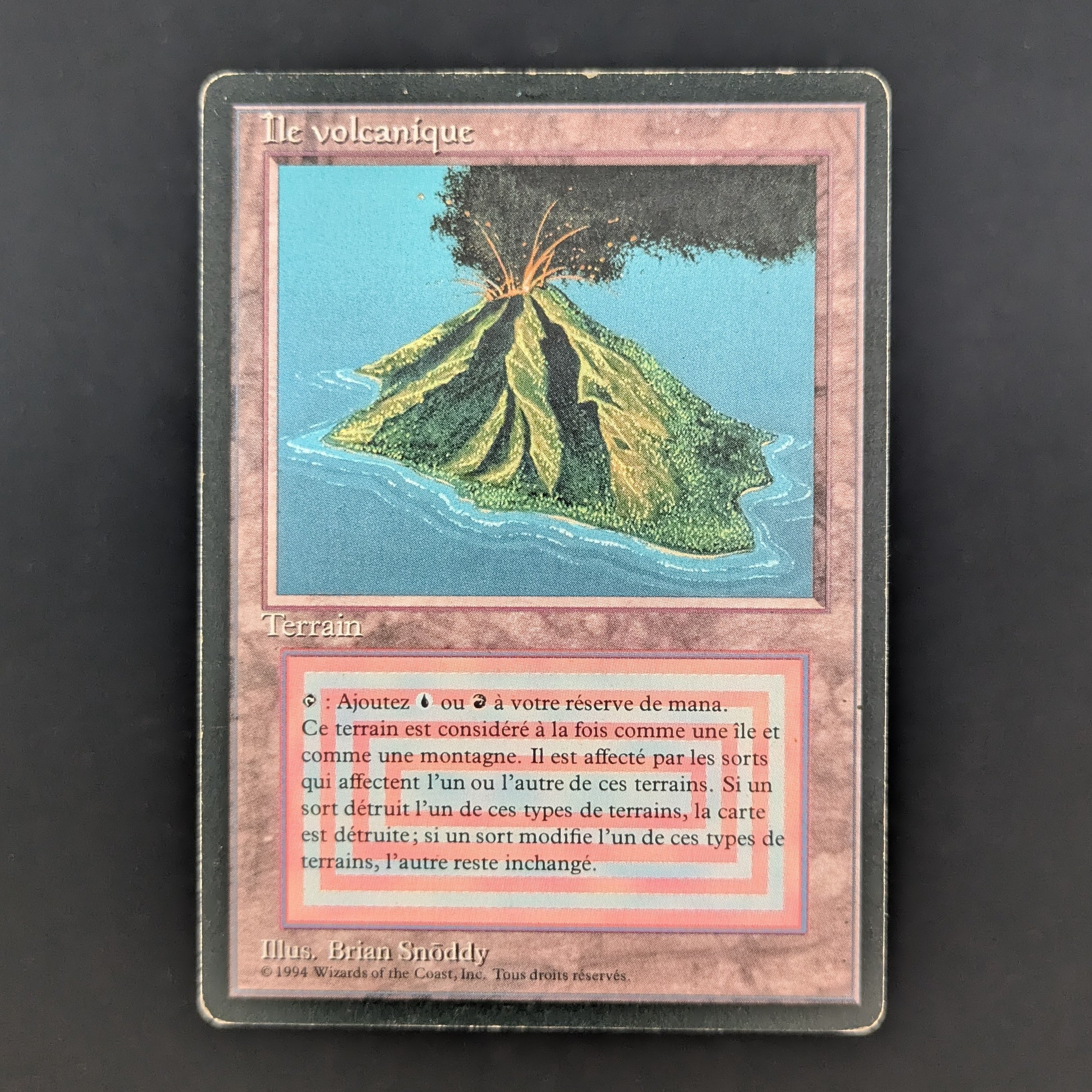 Volcanic Island - Foreign Black Bordered