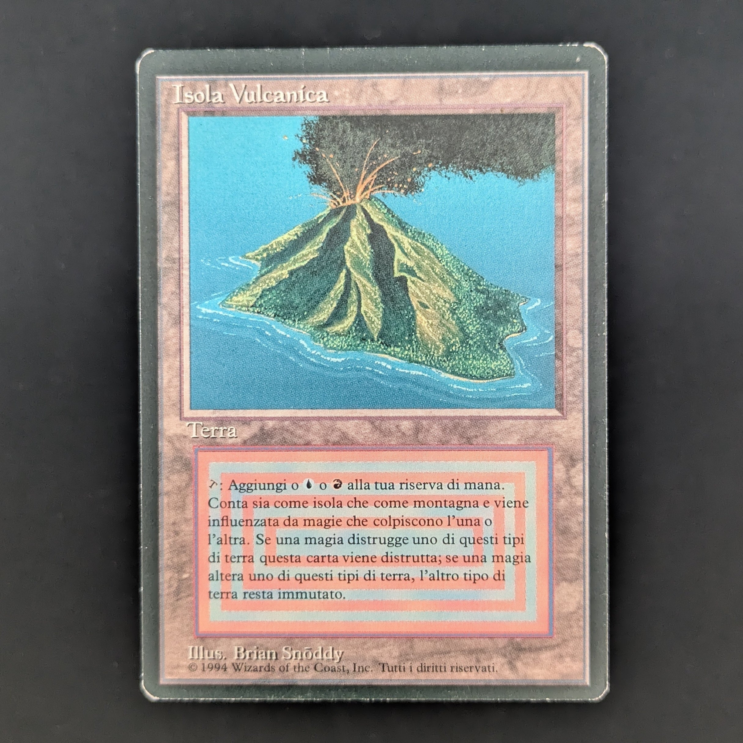 Volcanic Island - Foreign Black Bordered