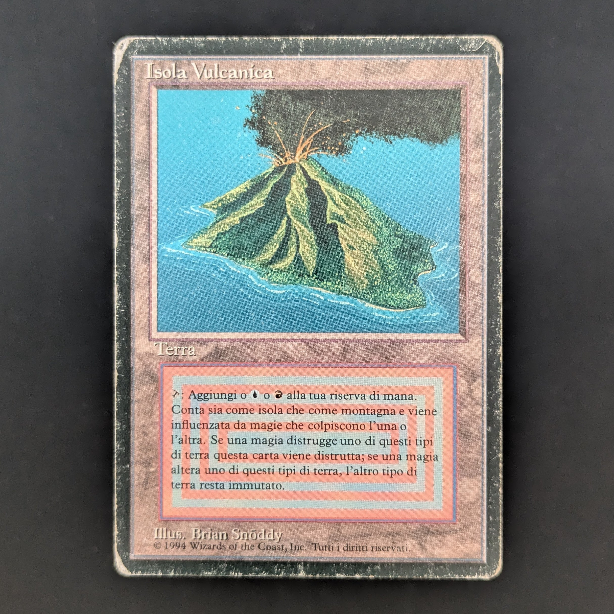 Volcanic Island - Foreign Black Bordered