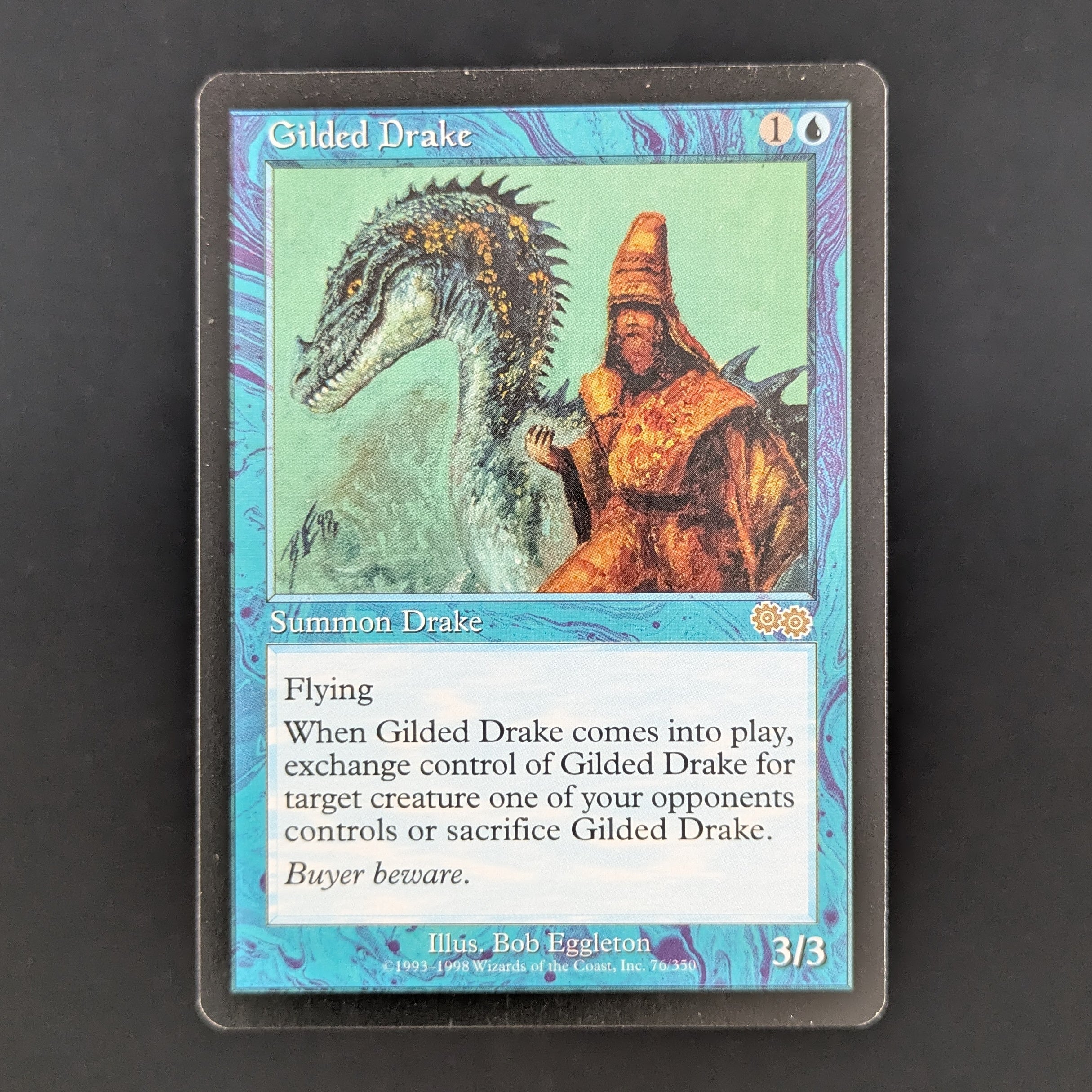 MTG 金粉のドレイク Gilded Drake 英語版 MP Gilded Drake - Urza's Saga