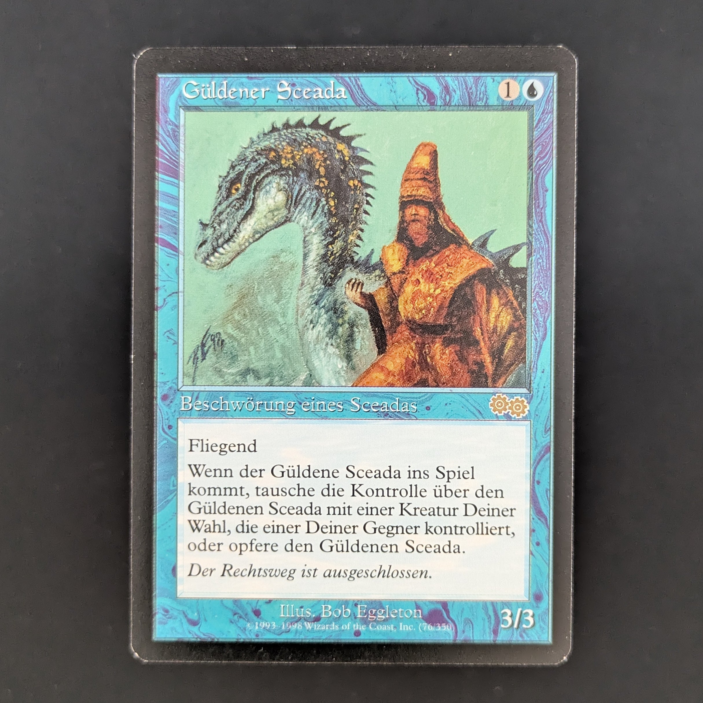 MTG Singles - Gilded Drake - Urza's Saga - German - EX - 35317