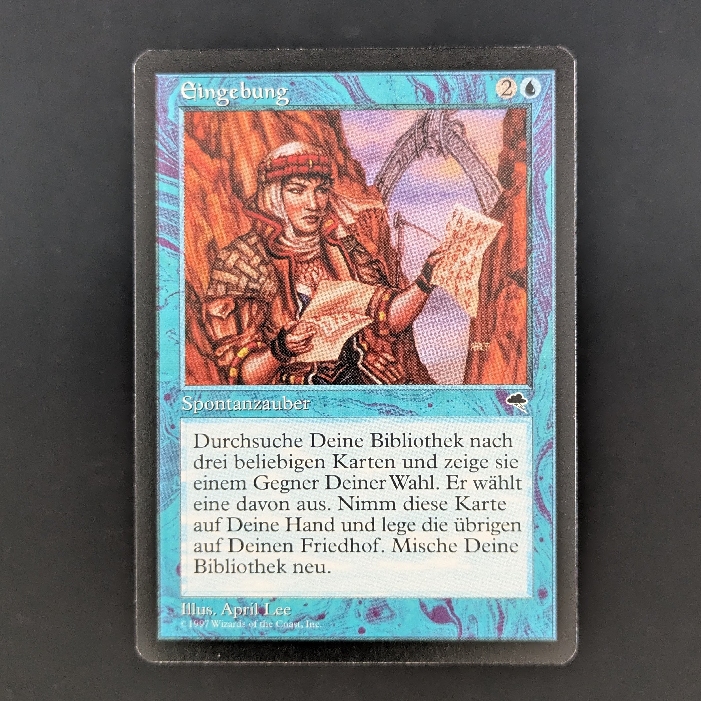 MTG Singles - Intuition - Tempest - German - EX - 35319