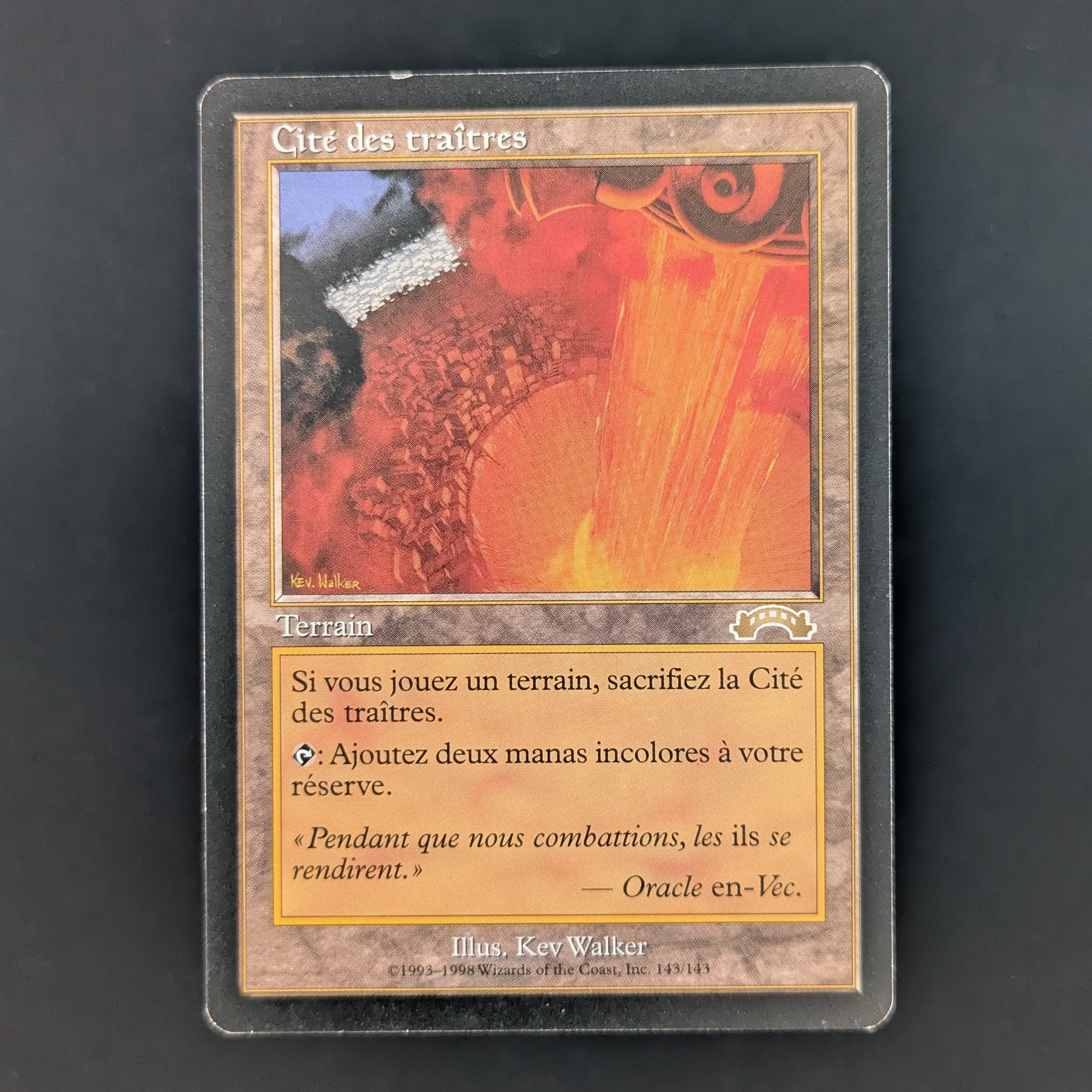 MTG Singles - City of Traitors - Exodus - French - EX - 35334