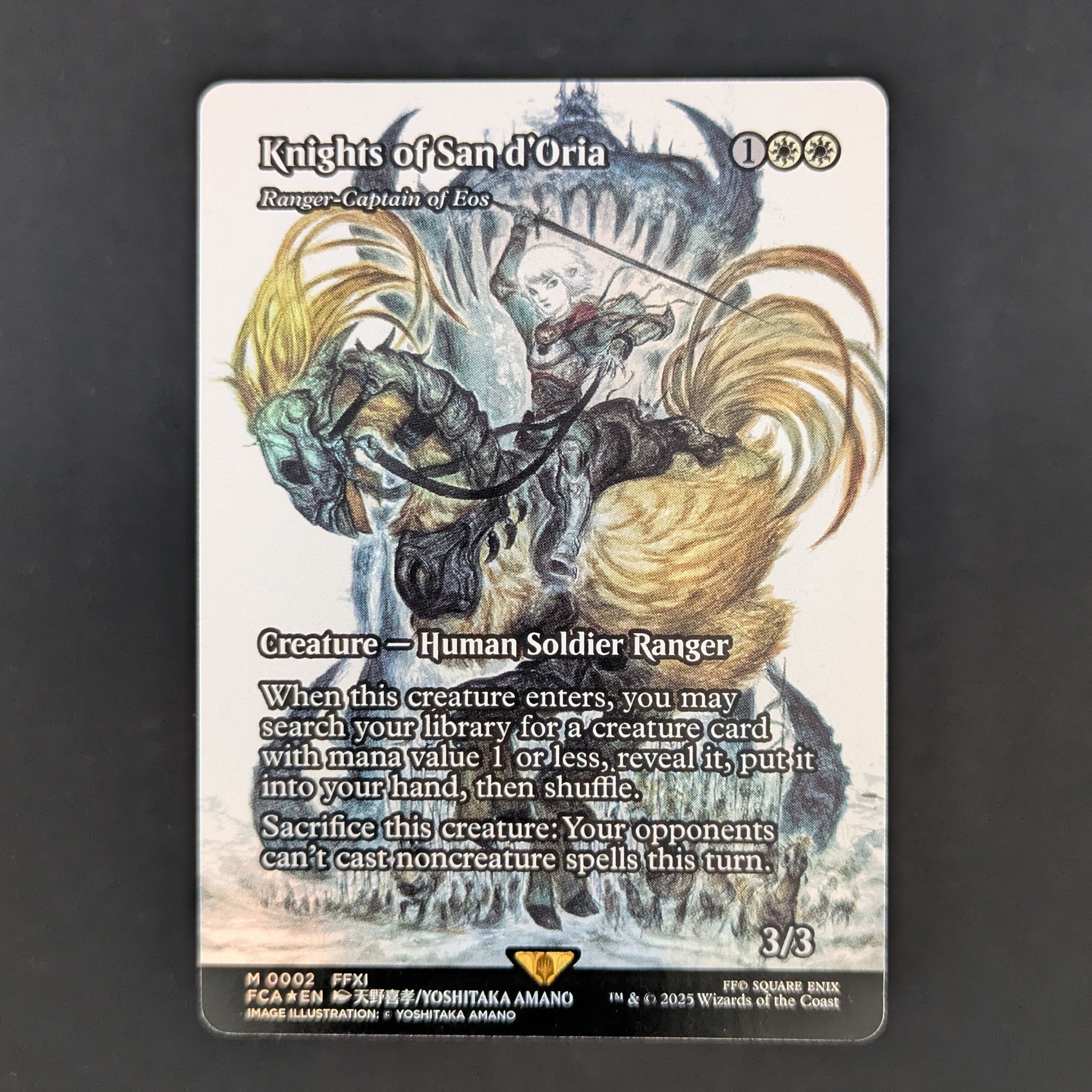 [FOIL] Knights of San d'Oria - Ranger-Captain of Eos (Showcase) - FINAL FANTASY Through the Ages - English - NM