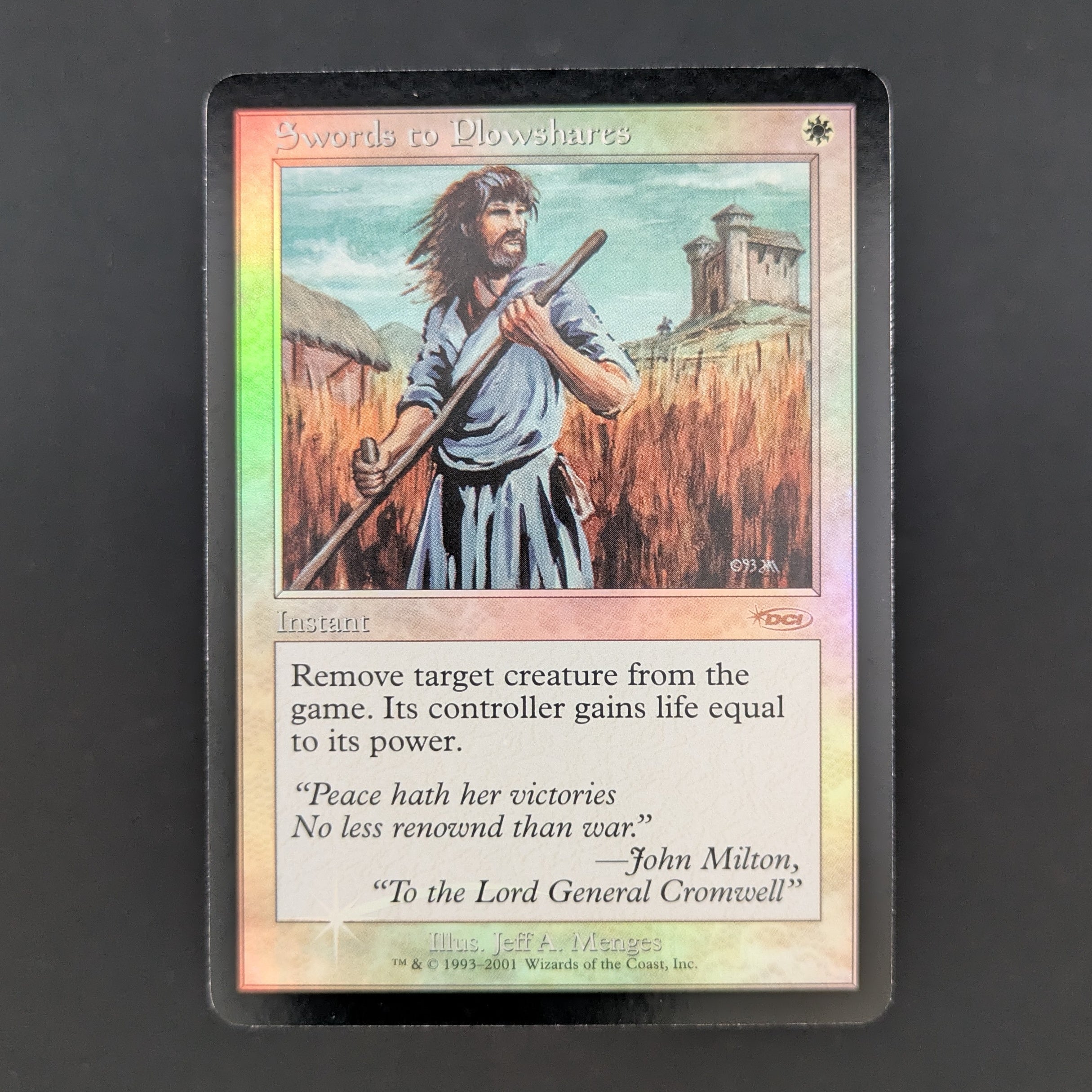 [FOIL] Swords to Plowshares - Friday Night Magic Promos - English - EX