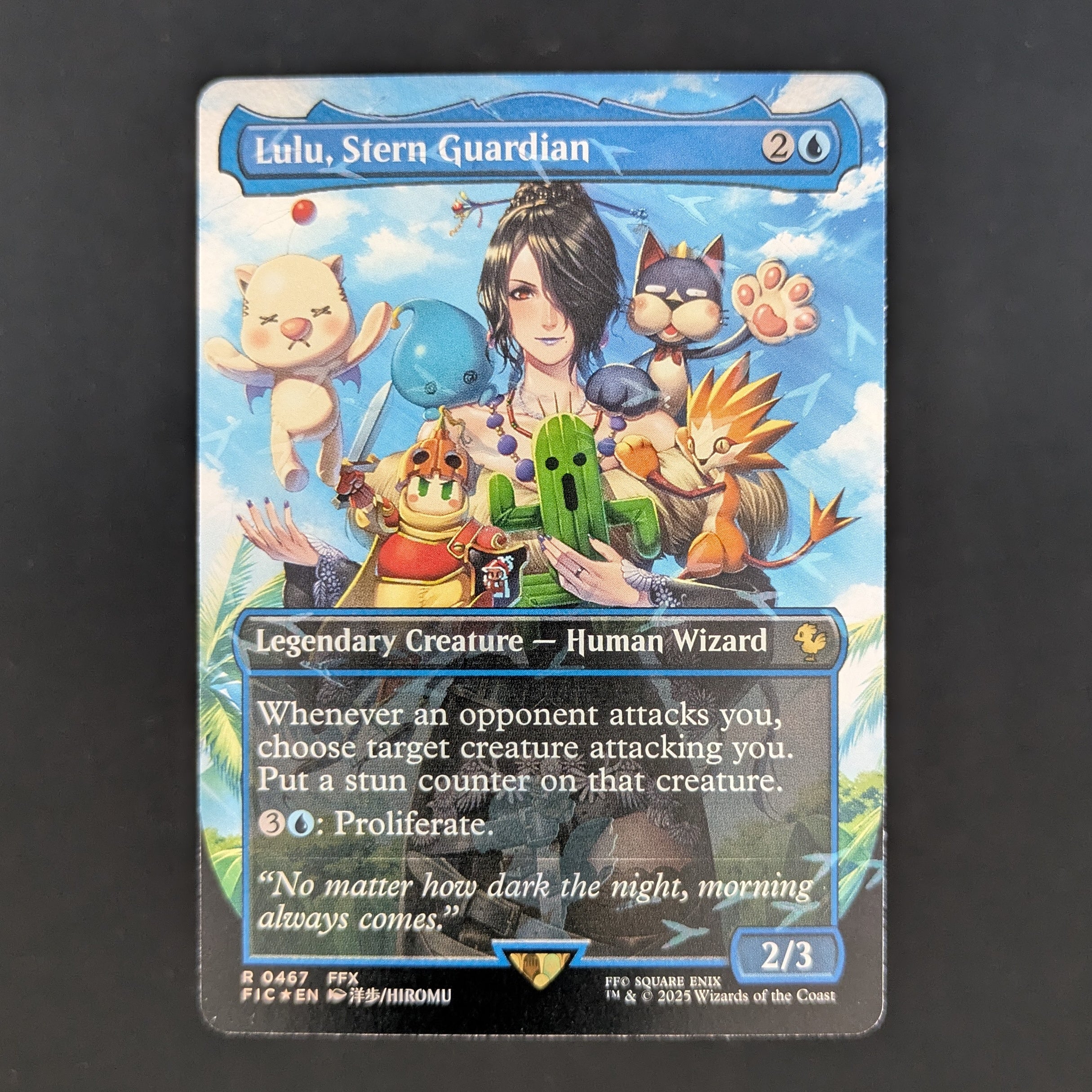 [FOIL] Lulu, Stern Guardian (Borderless) (Chocobo Track Foil) - FINAL FANTASY Holiday Release - English - NM
