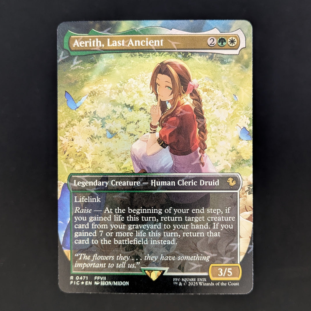 FOIL] Aerith, Last Ancient (Borderless) (Chocobo Track Foil)