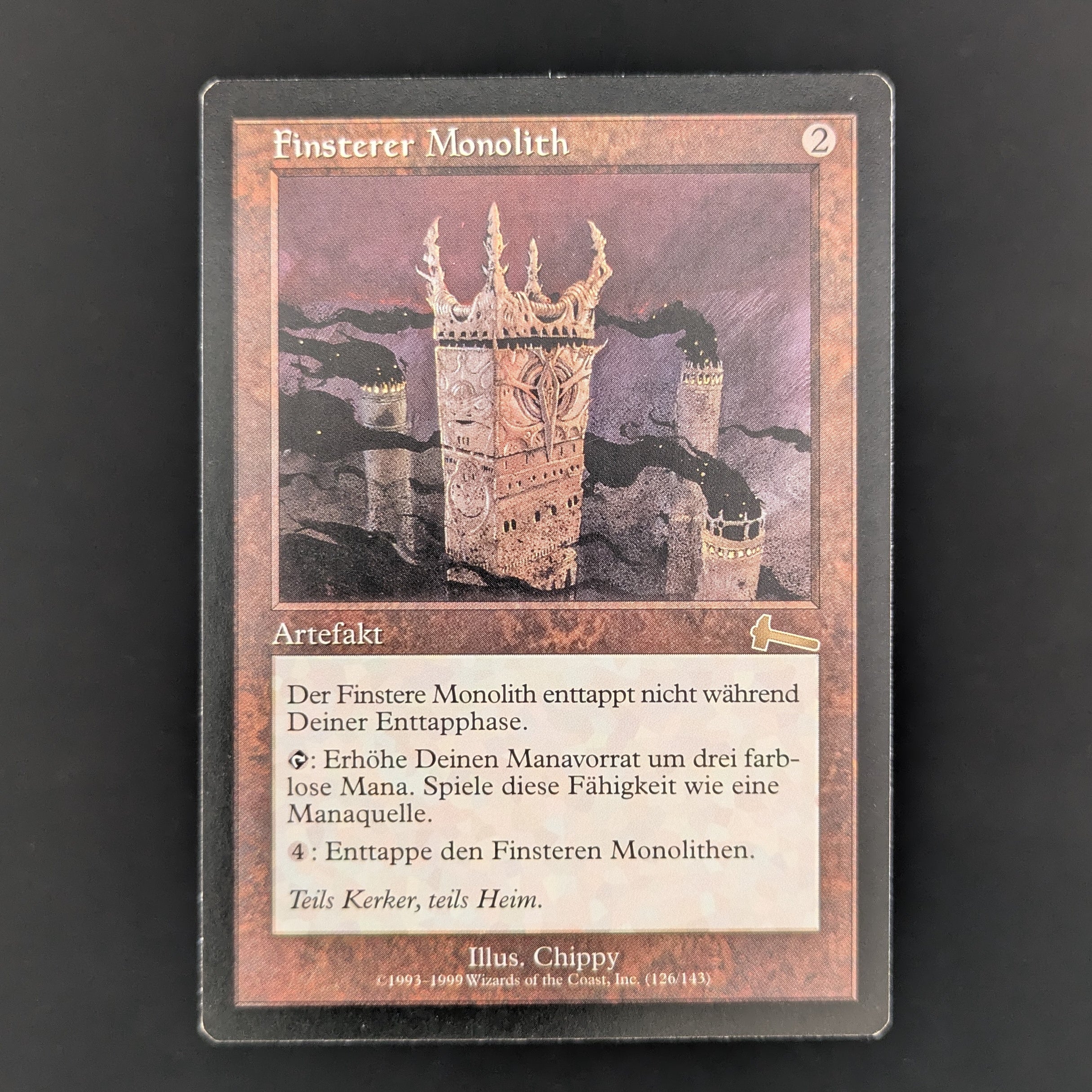 MTG Singles - Grim Monolith - Urza's Legacy - German - EX - 35494