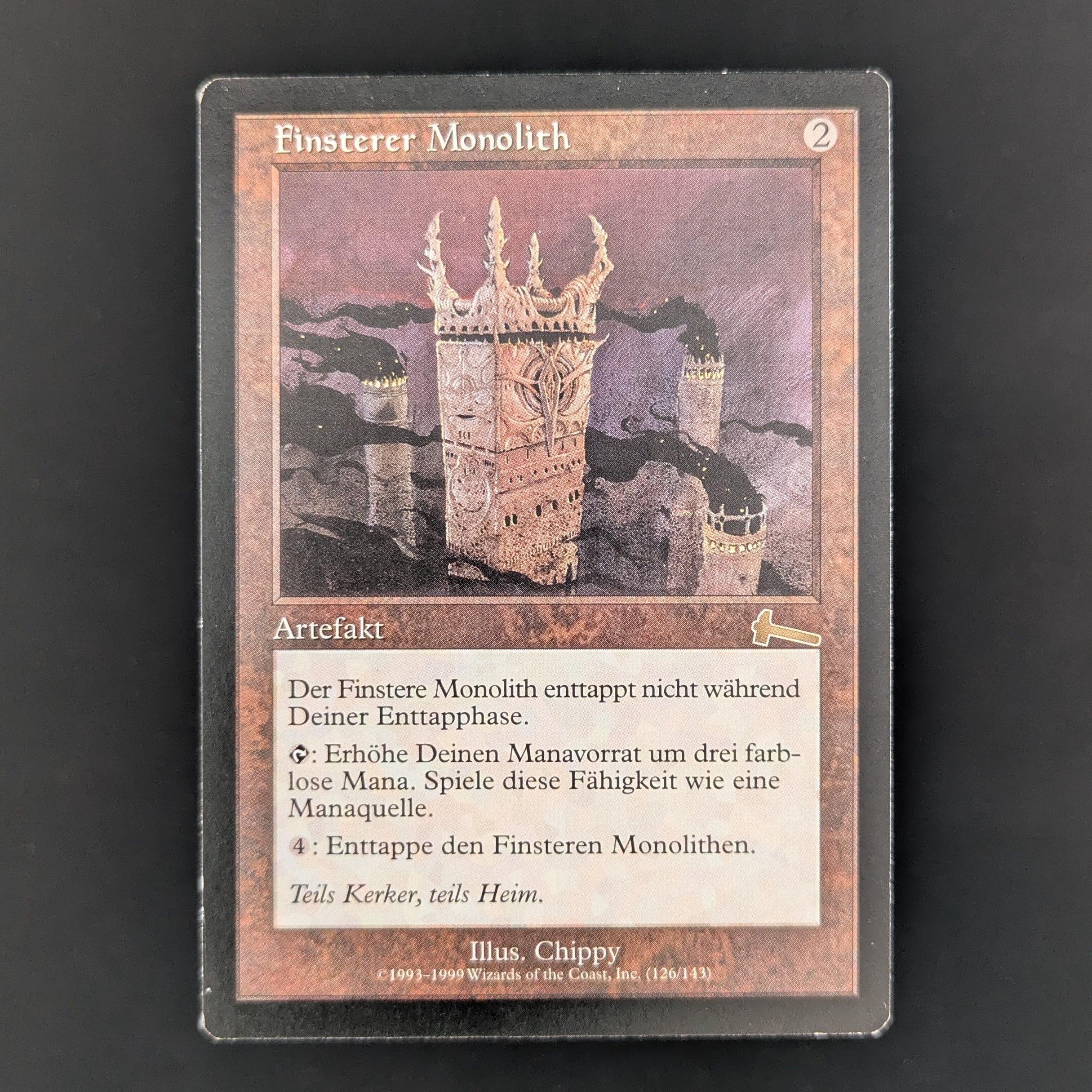 MTG Singles - Grim Monolith - Urza's Legacy - German - GD - 35496