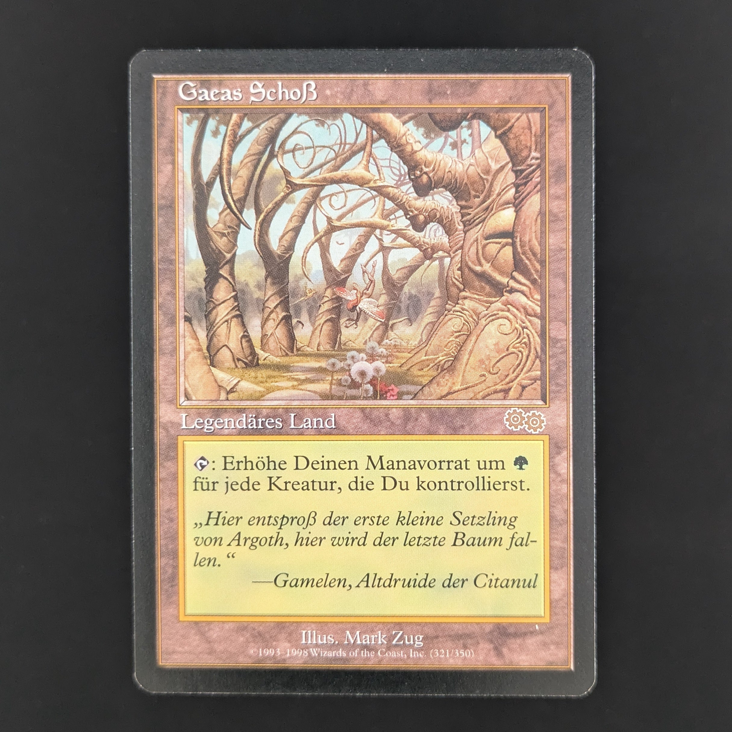 MTG Singles - Gaea's Cradle - Urza's Saga - German - EX - 35505