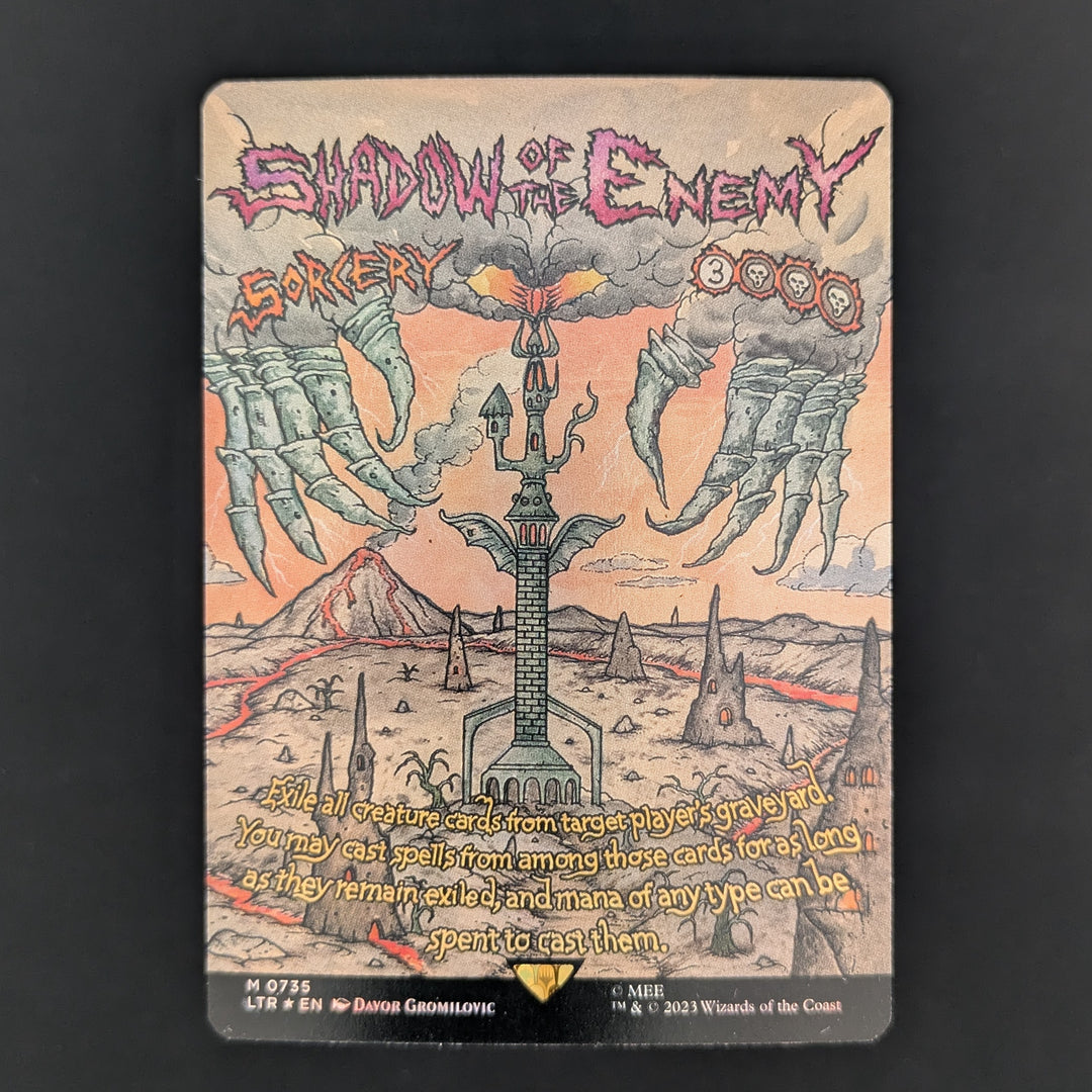 lord of the rings mtg poster cards FOIL] Shadow Enemy (Borderless Poster) then draw a card Box Theme:Dragon's Scale Gatherer How to find standard kaldheim