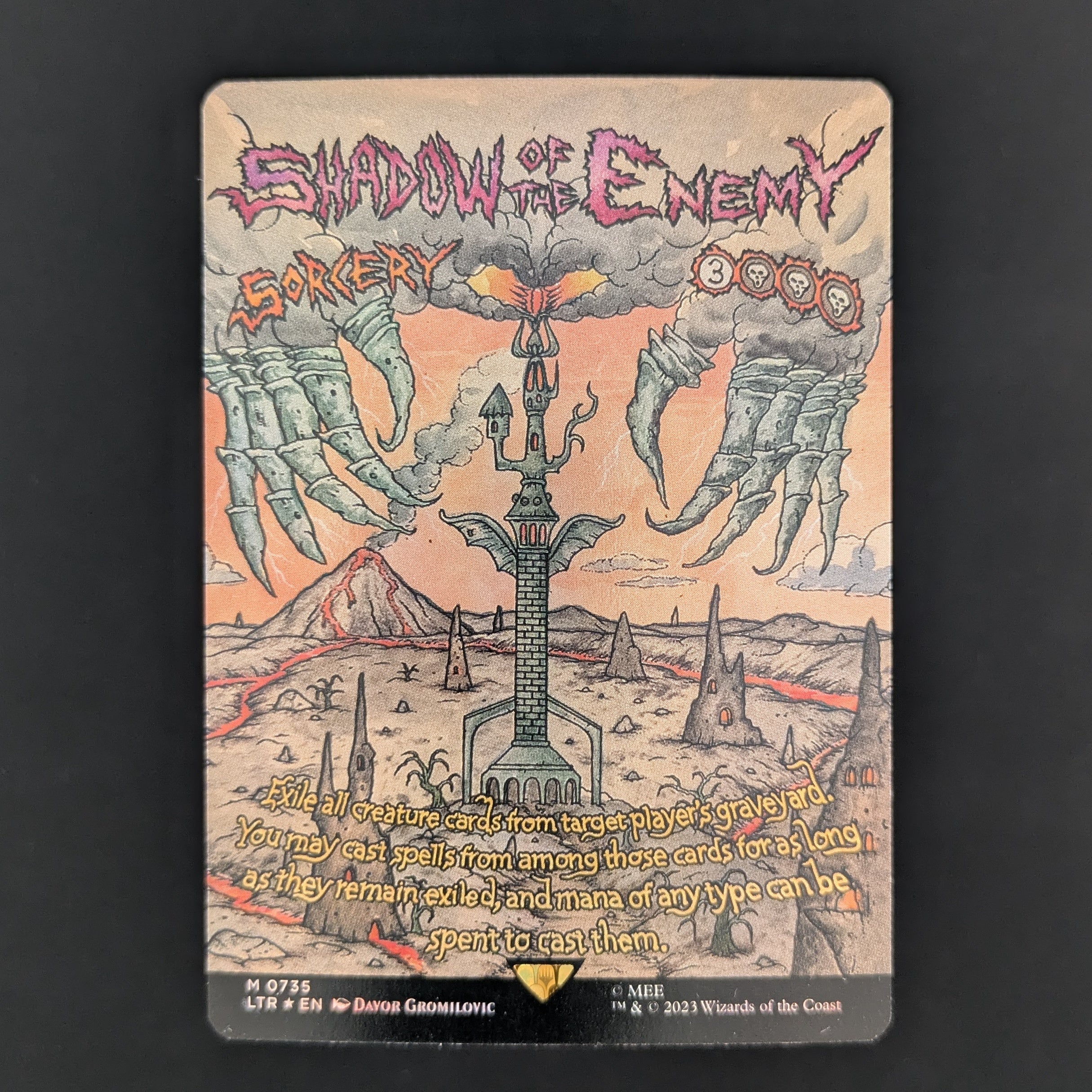 [FOIL] Shadow of the Enemy (Borderless Poster) - The Lord of the Rings: Tales of Middle-earth Holiday Release - English - NM