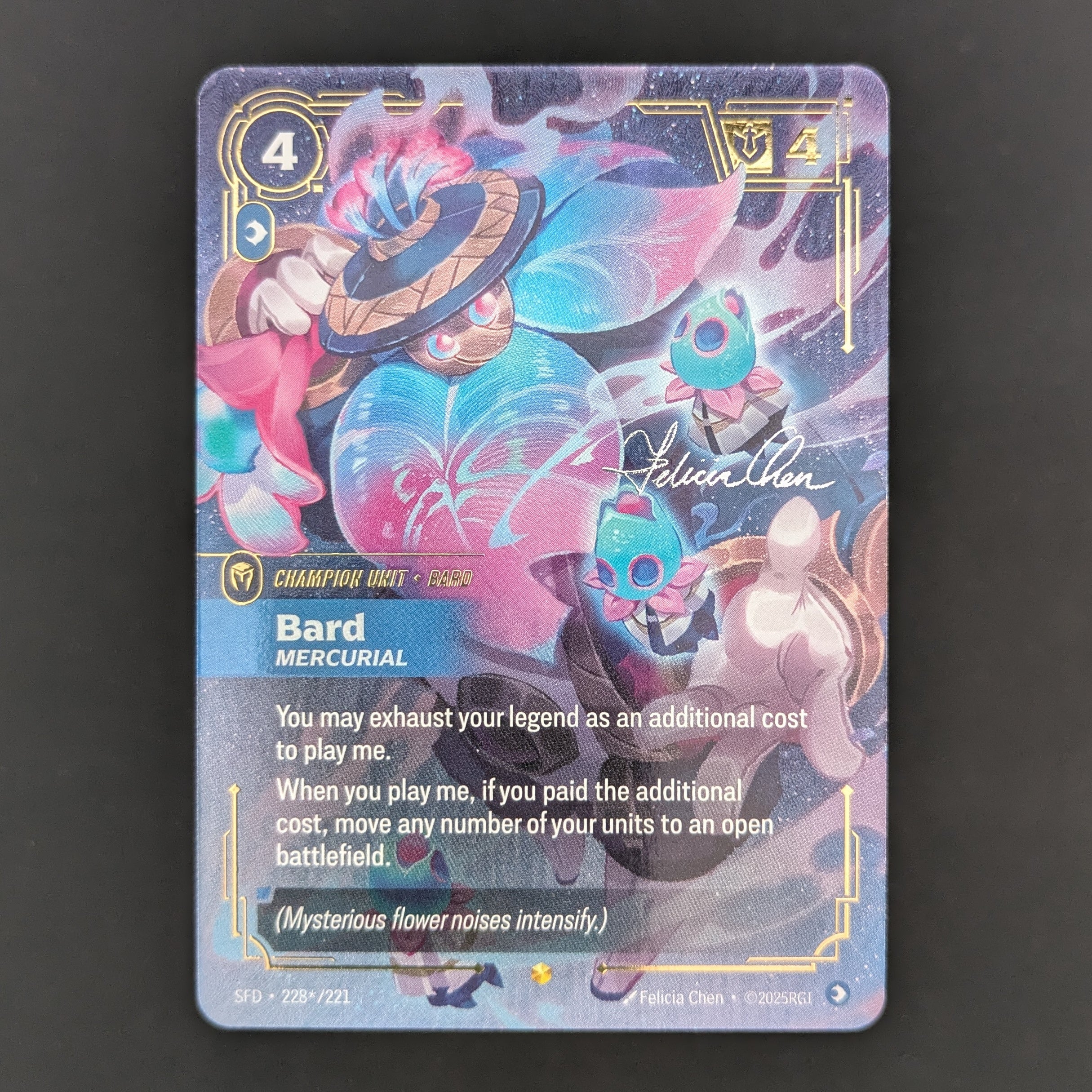 Bard, Mercurial (V.3 - Signed Showcase) - Spiritforged - English - GD