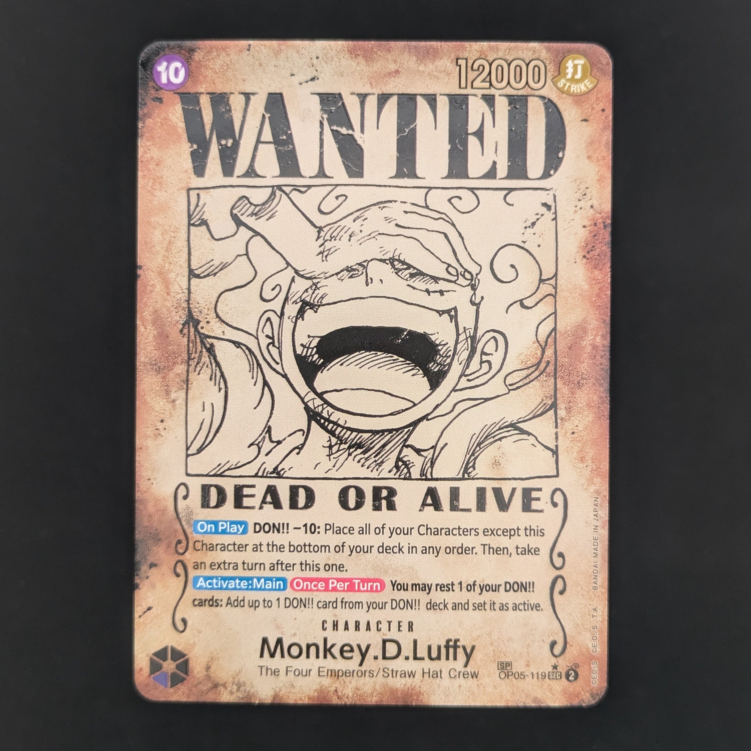 Monkey.D.Luffy (OP05-119) - Emperors in the New World - English - NM