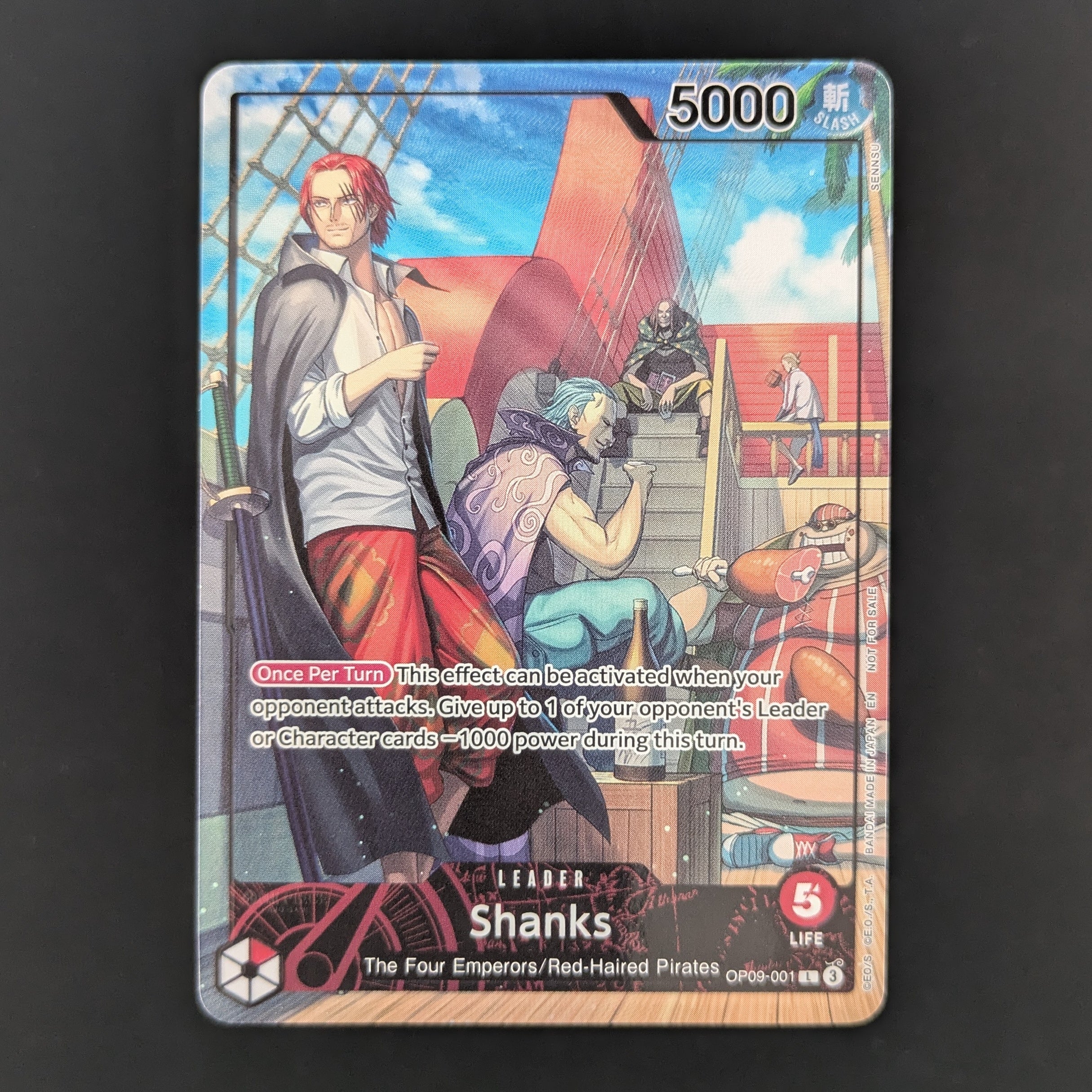 Shanks (OP09-001) (V.2) - Unnumbered Promos - English - NM