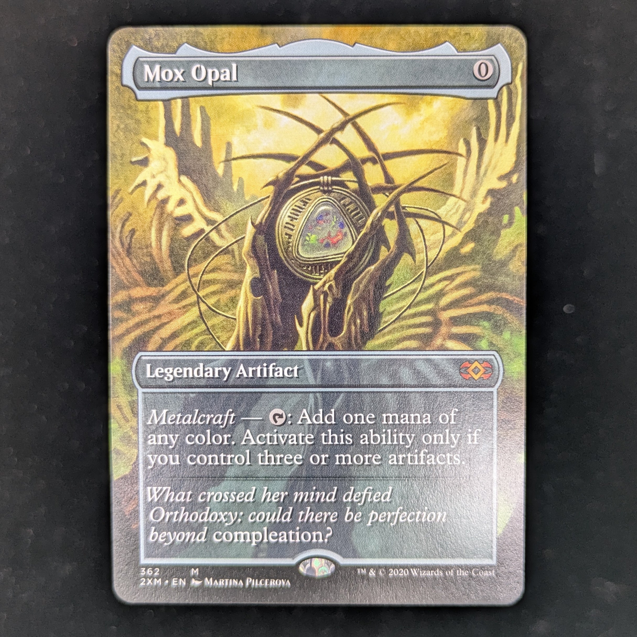 Mox Opal (Borderless) - Double Masters: Extras - English - NM