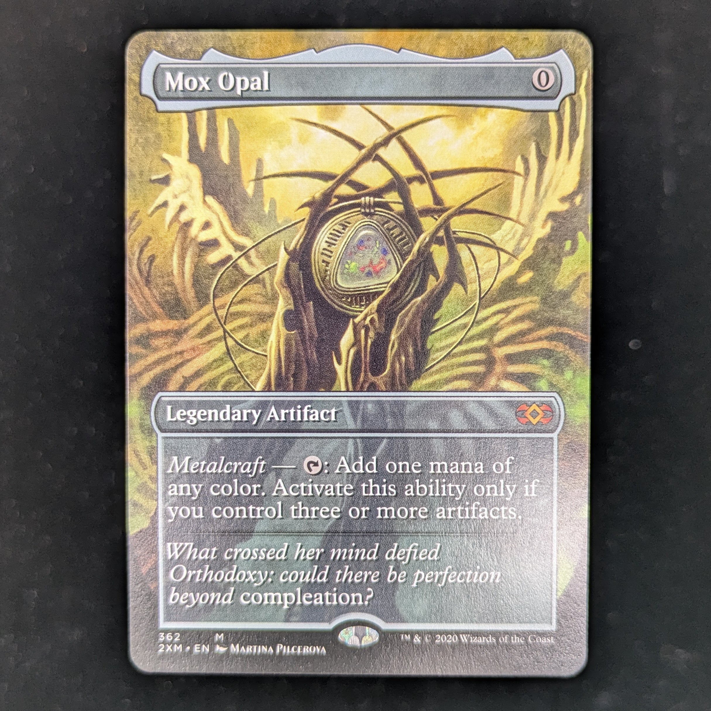 Mox Opal (Borderless) - Double Masters: Extras - English - NM